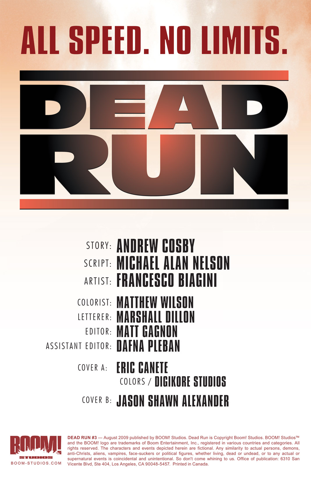 Read online Dead Run comic -  Issue #3 - 3