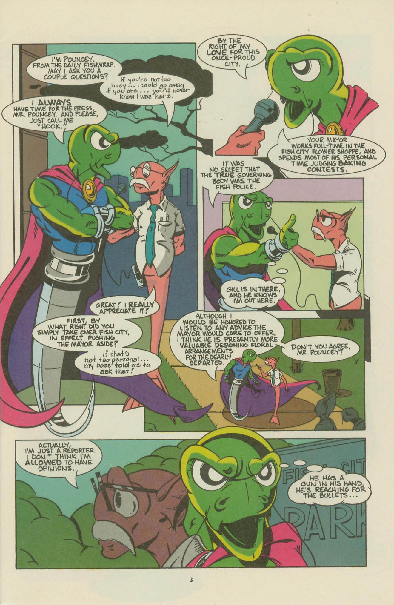 Read online The Fish Police comic -  Issue #14 - 5