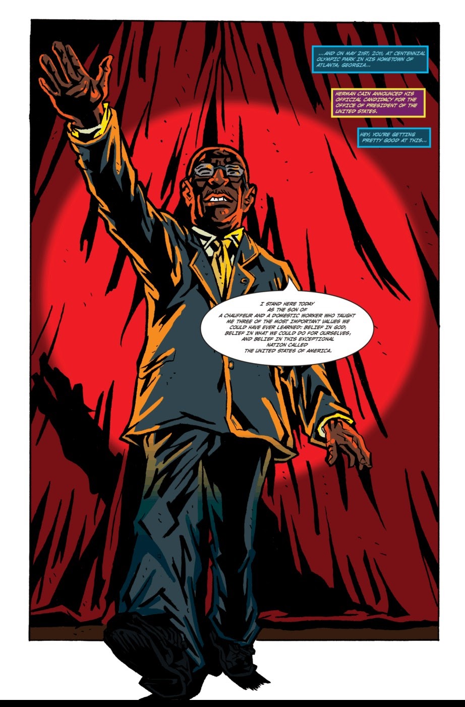 Read online Political Power: Herman Cain comic -  Issue # Full - 17