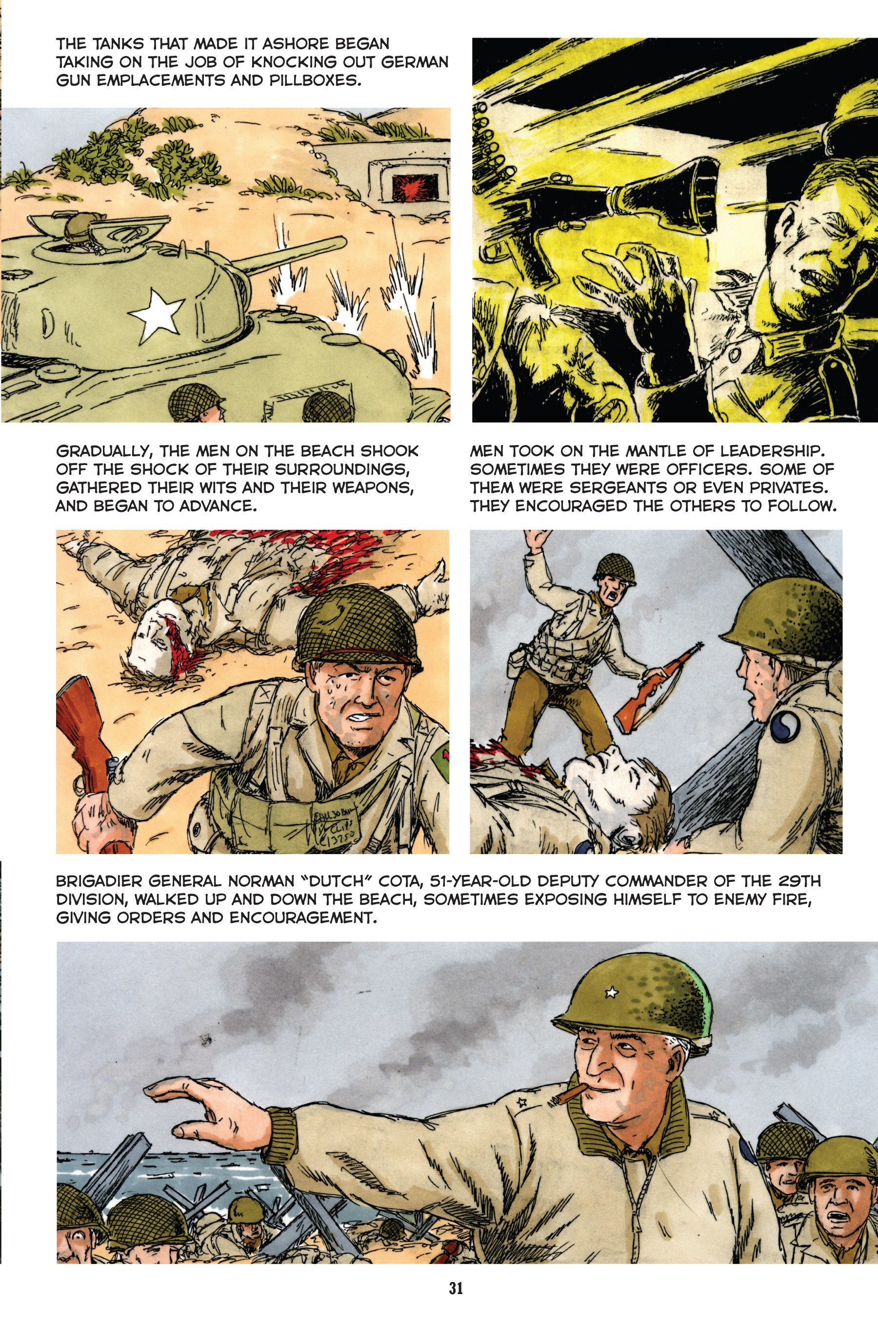 Read online Normandy: A Graphic History of D-Day, the Allied Invasion of Hitler's Fortress Europe comic -  Issue # TPB - 32
