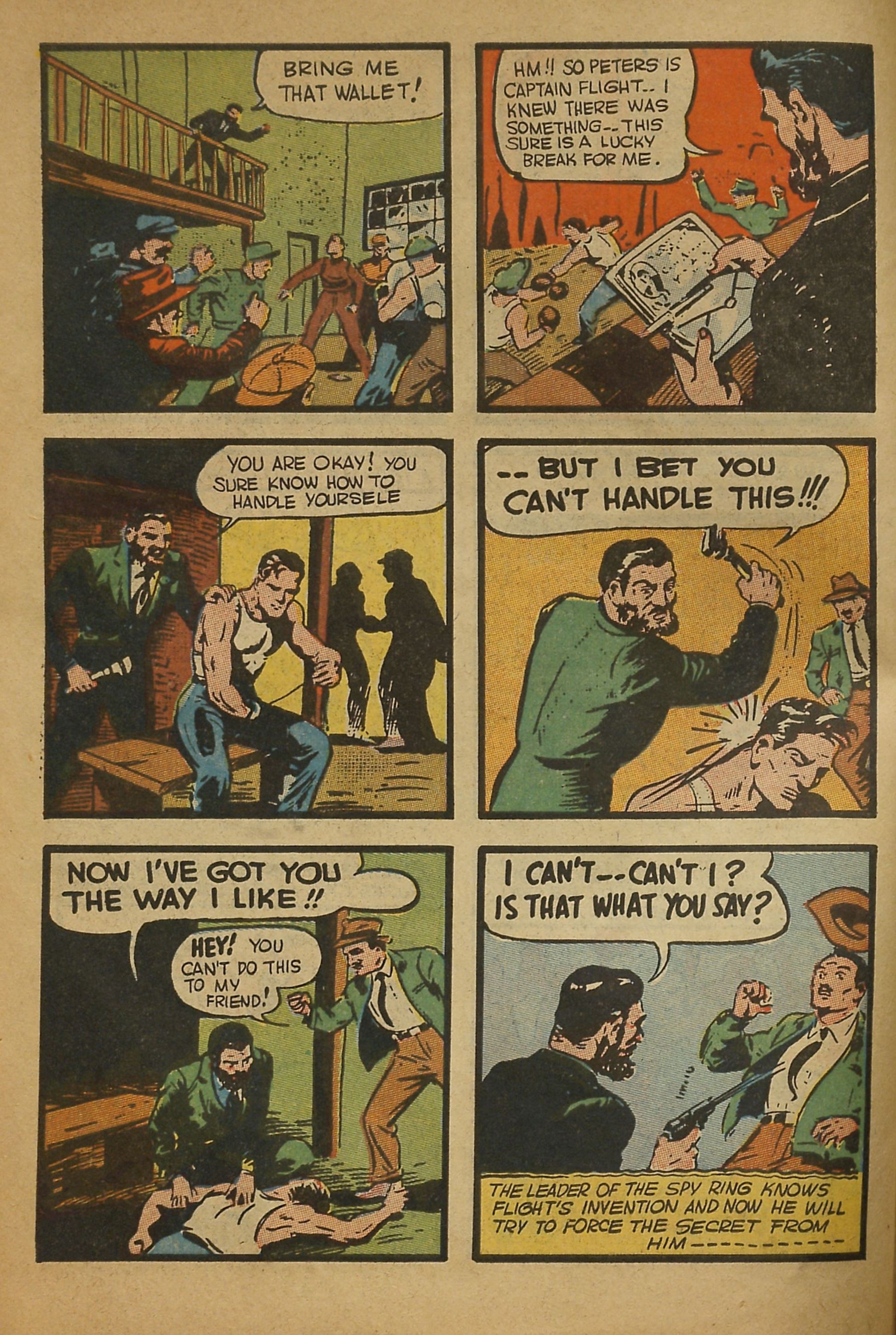 Read online Captain Flight Comics comic -  Issue #1 - 10