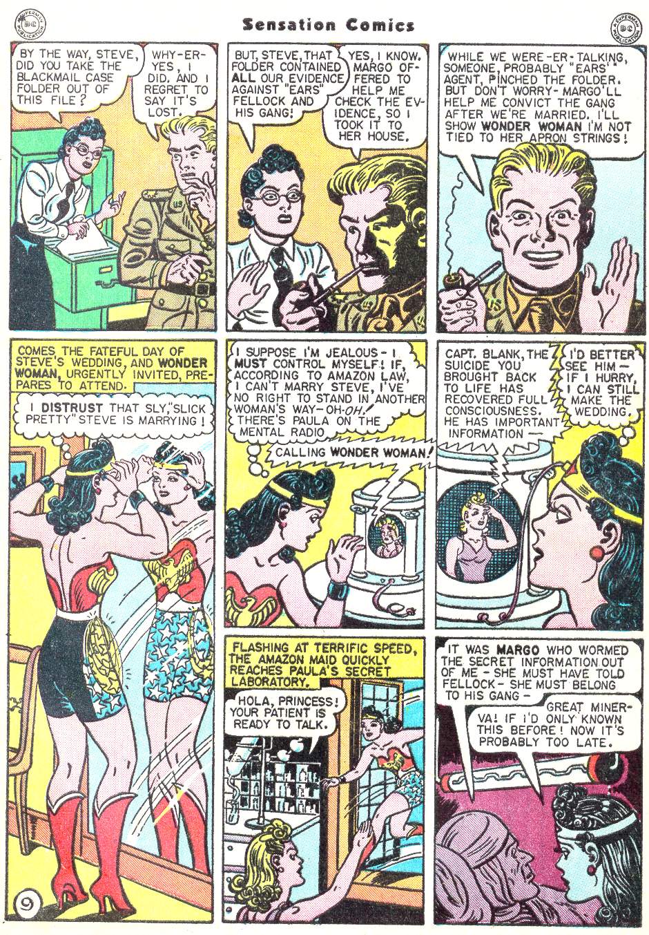 Read online Sensation (Mystery) Comics comic -  Issue #50 - 11