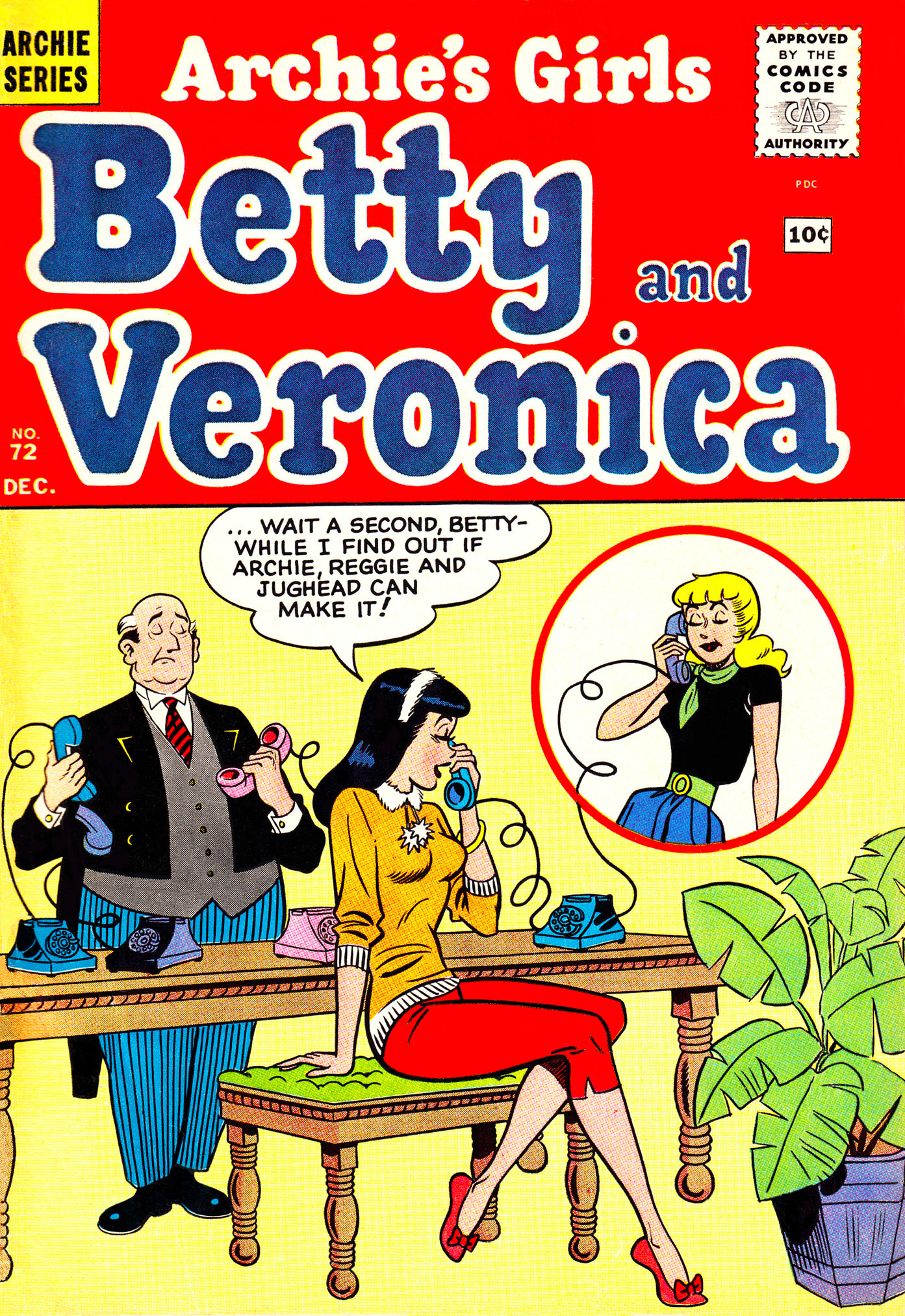Read online Archie's Girls Betty and Veronica comic -  Issue #72 - 1