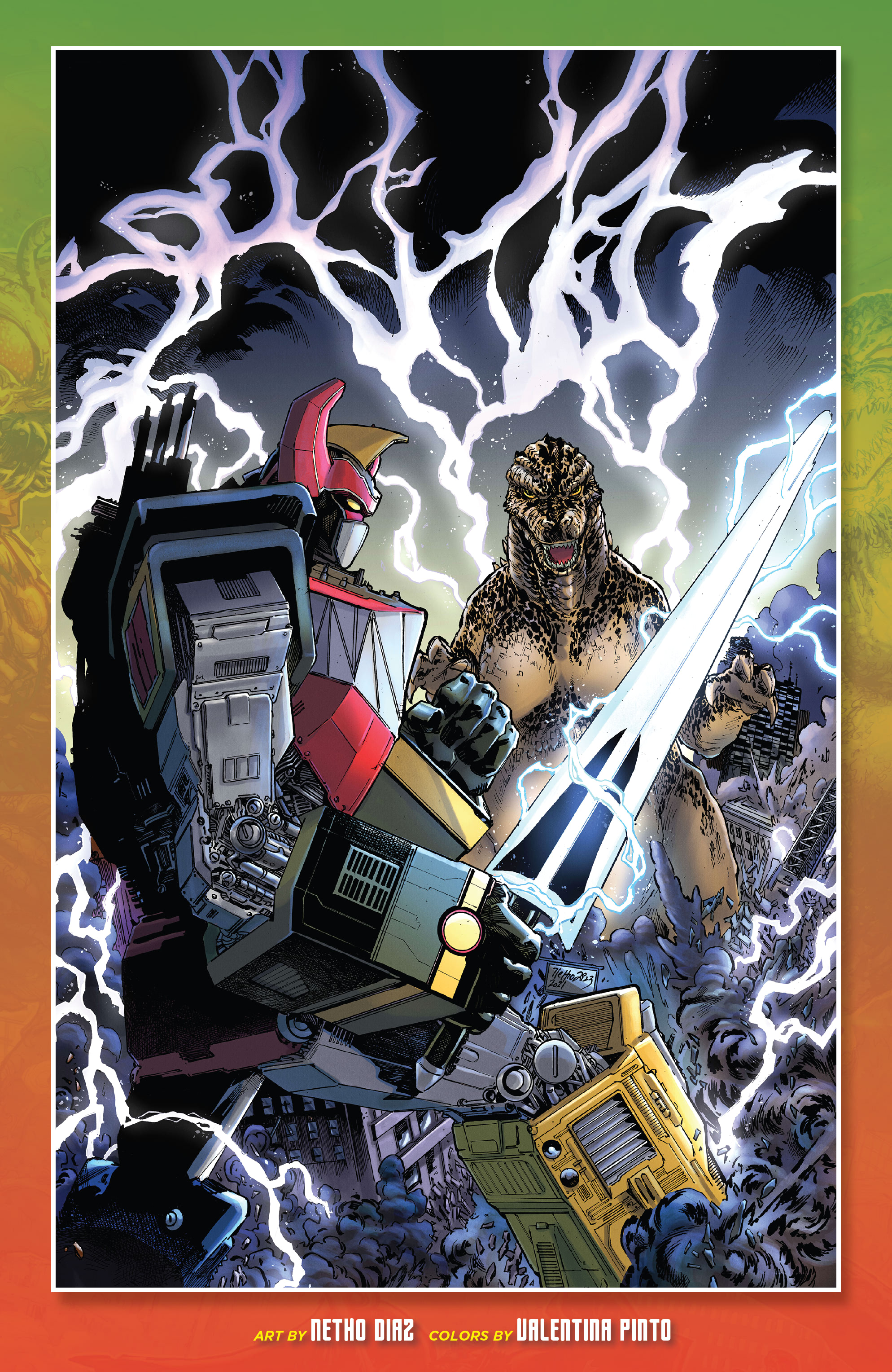 Read online Godzilla vs. The Mighty Morphin Power Rangers comic -  Issue #2 - 23