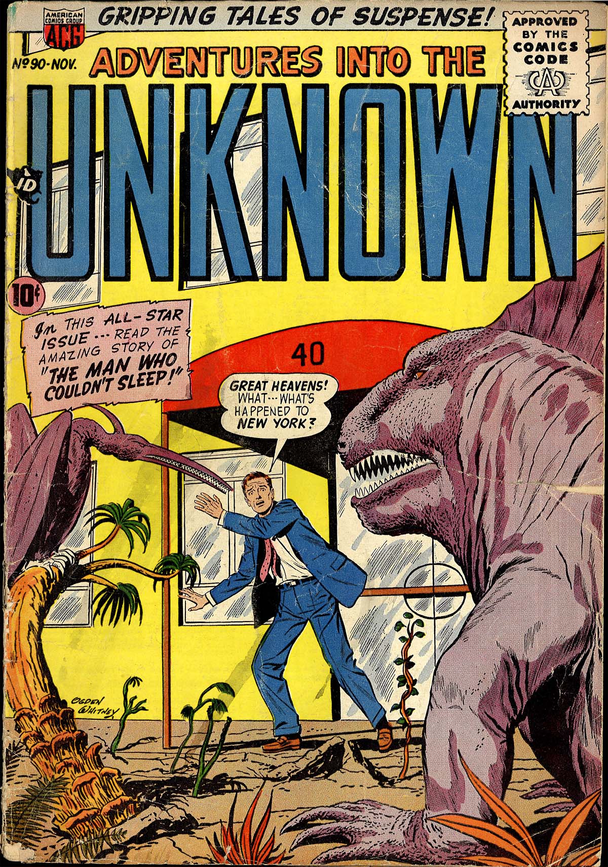 Read online Adventures Into The Unknown comic -  Issue #90 - 1