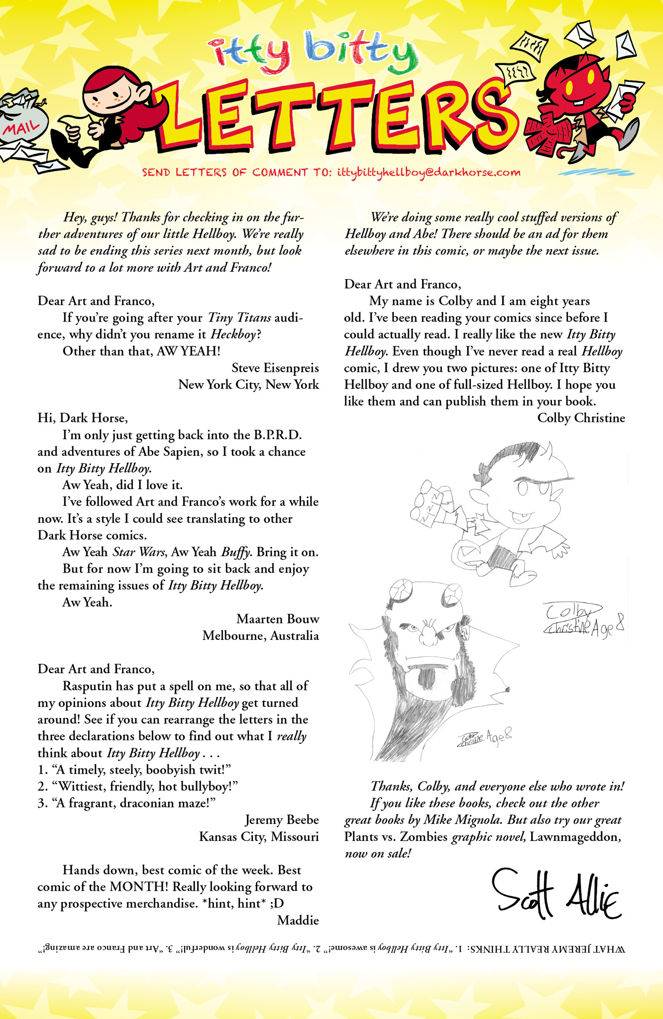 Read online Itty Bitty Hellboy comic -  Issue #4 - 25