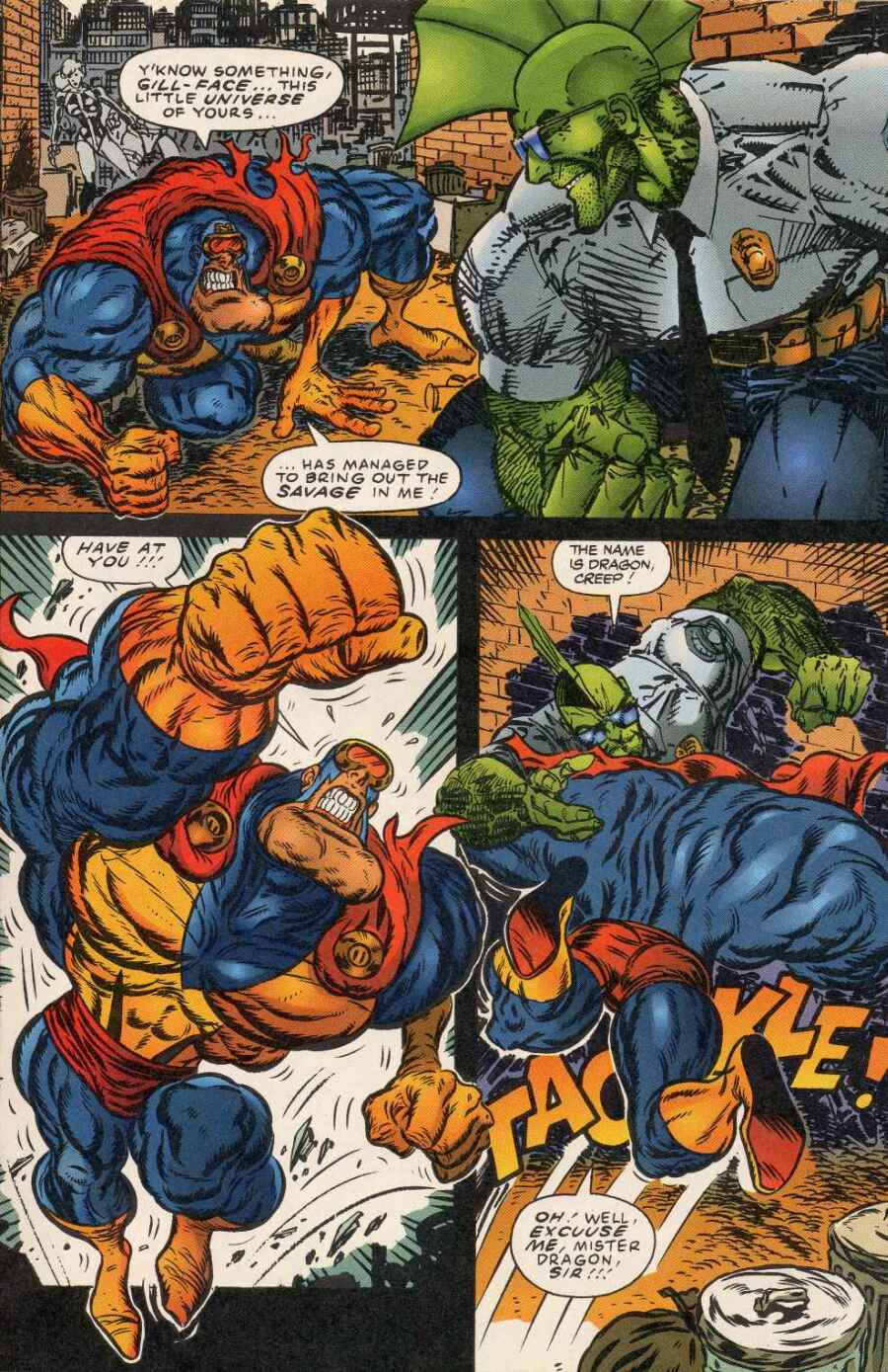 Read online Savage Dragon vs. Savage Megaton Man comic -  Issue # Full - 15