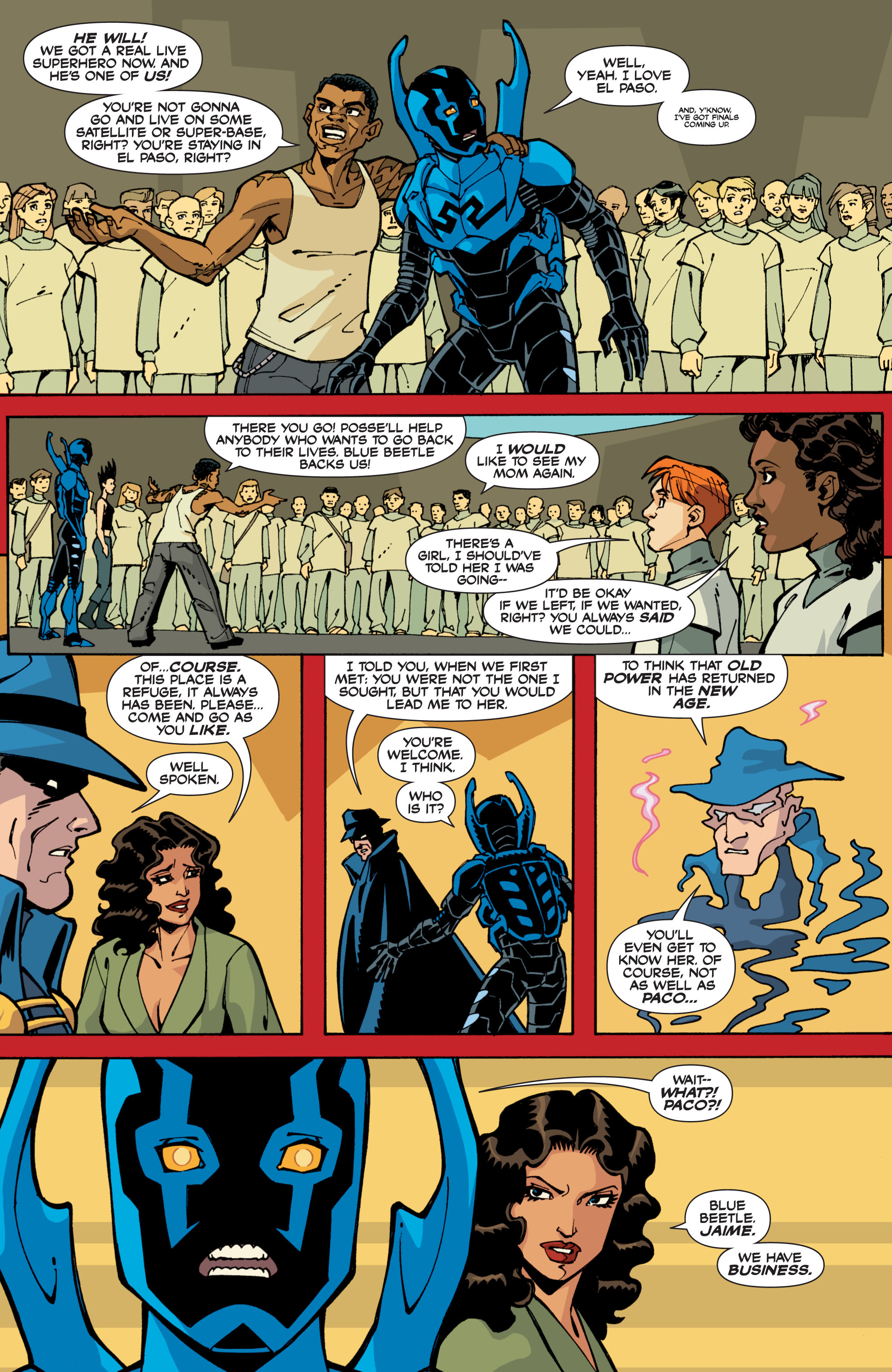 Read online Blue Beetle (2006) comic -  Issue #6 - 21