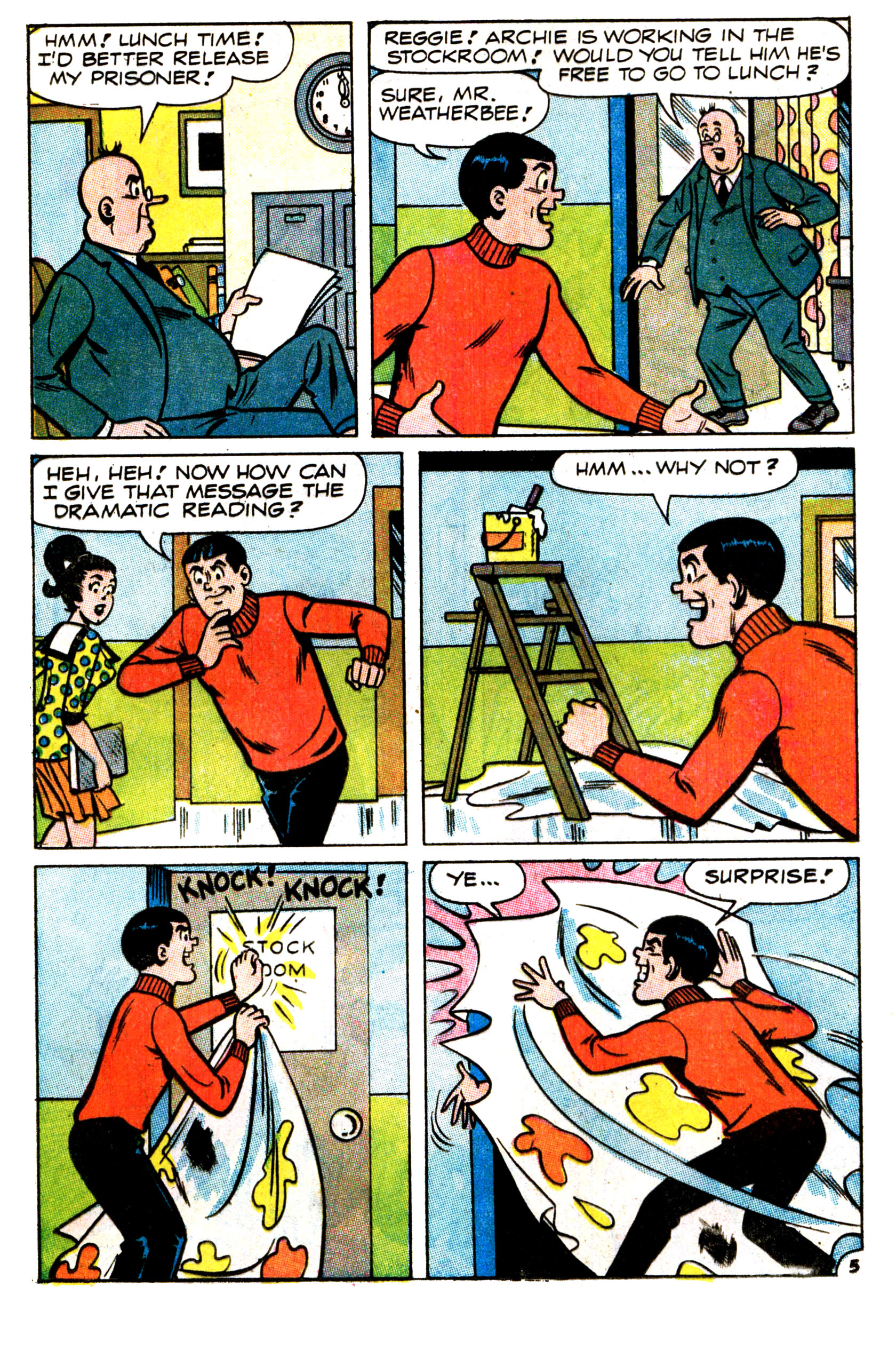 Read online Reggie and Me (1966) comic -  Issue #28 - 16