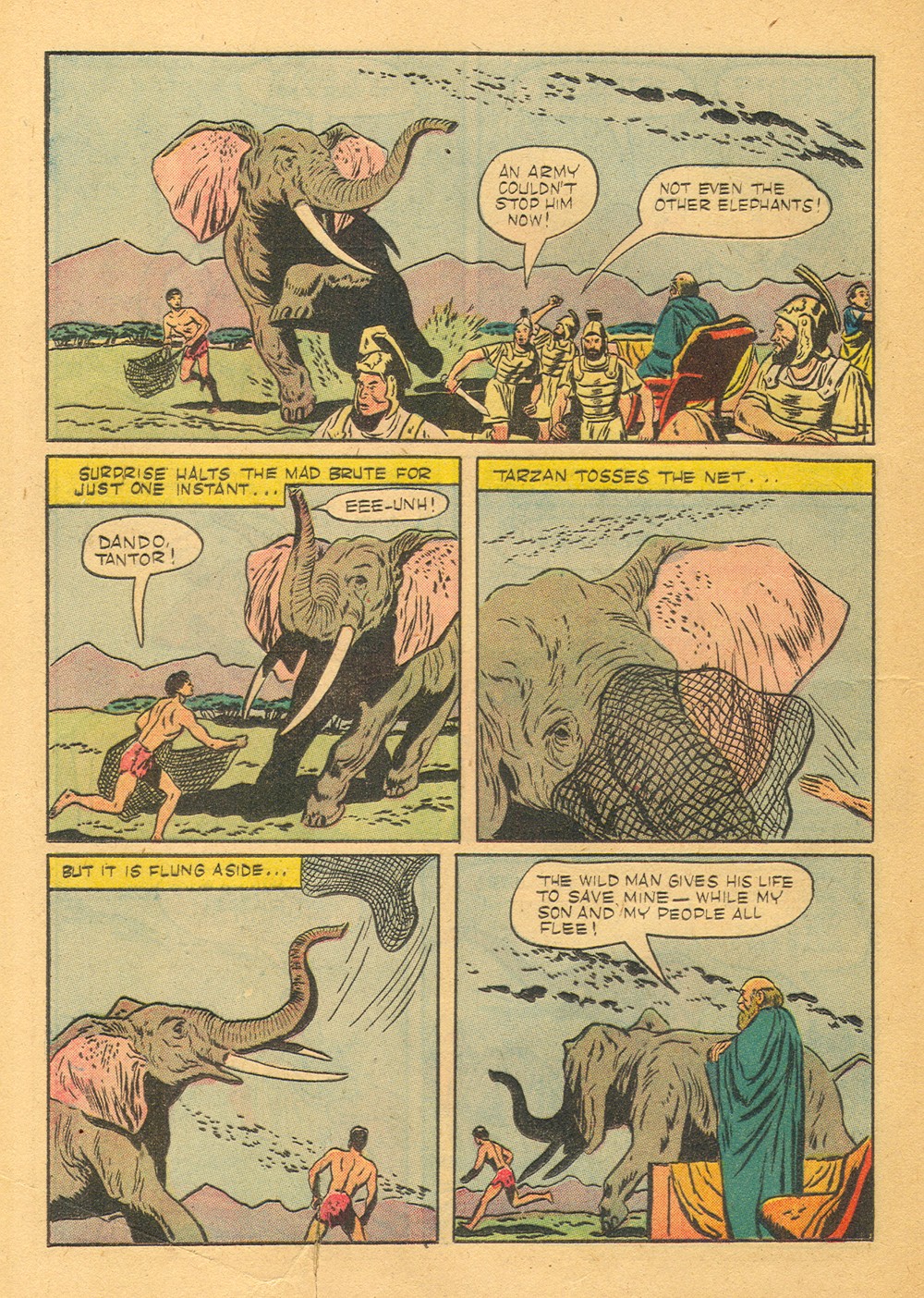 Read online Tarzan (1948) comic -  Issue #19 - 20