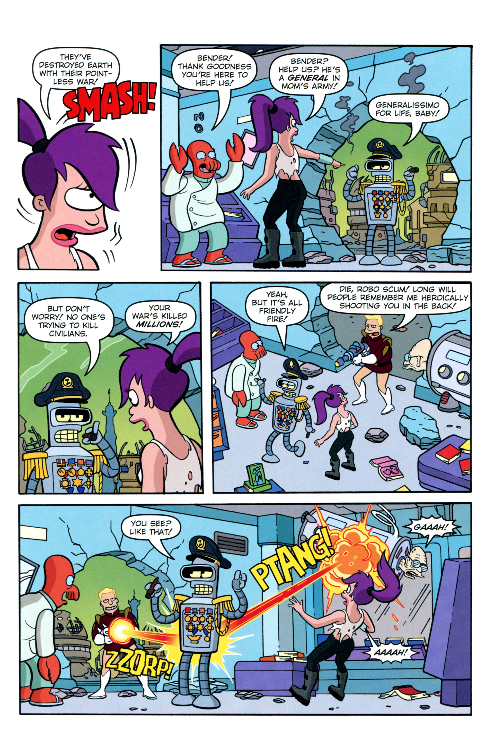 Read online Futurama Comics comic -  Issue #67 - 12