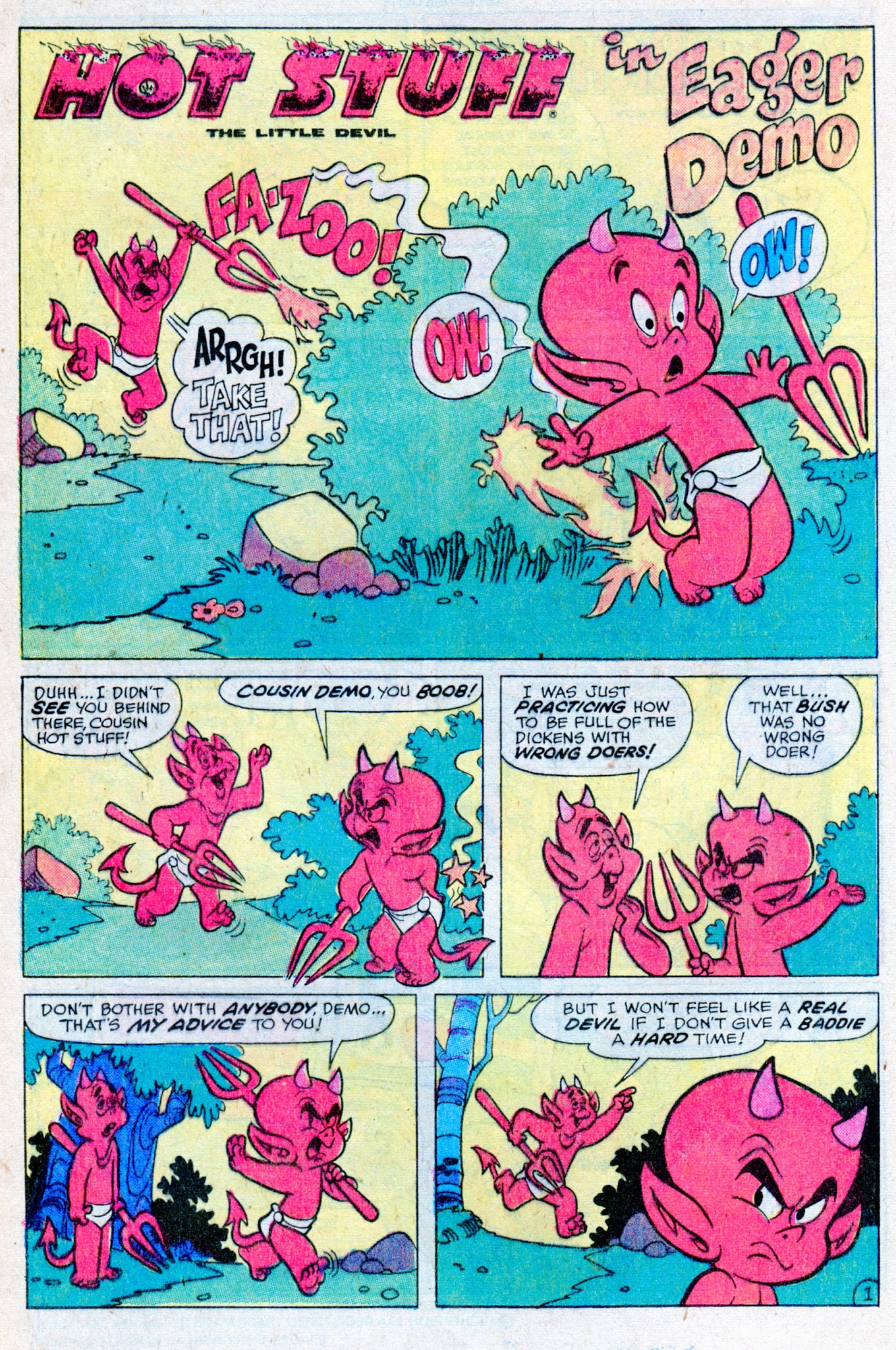 Read online Hot Stuff, the Little Devil comic -  Issue #152 - 12