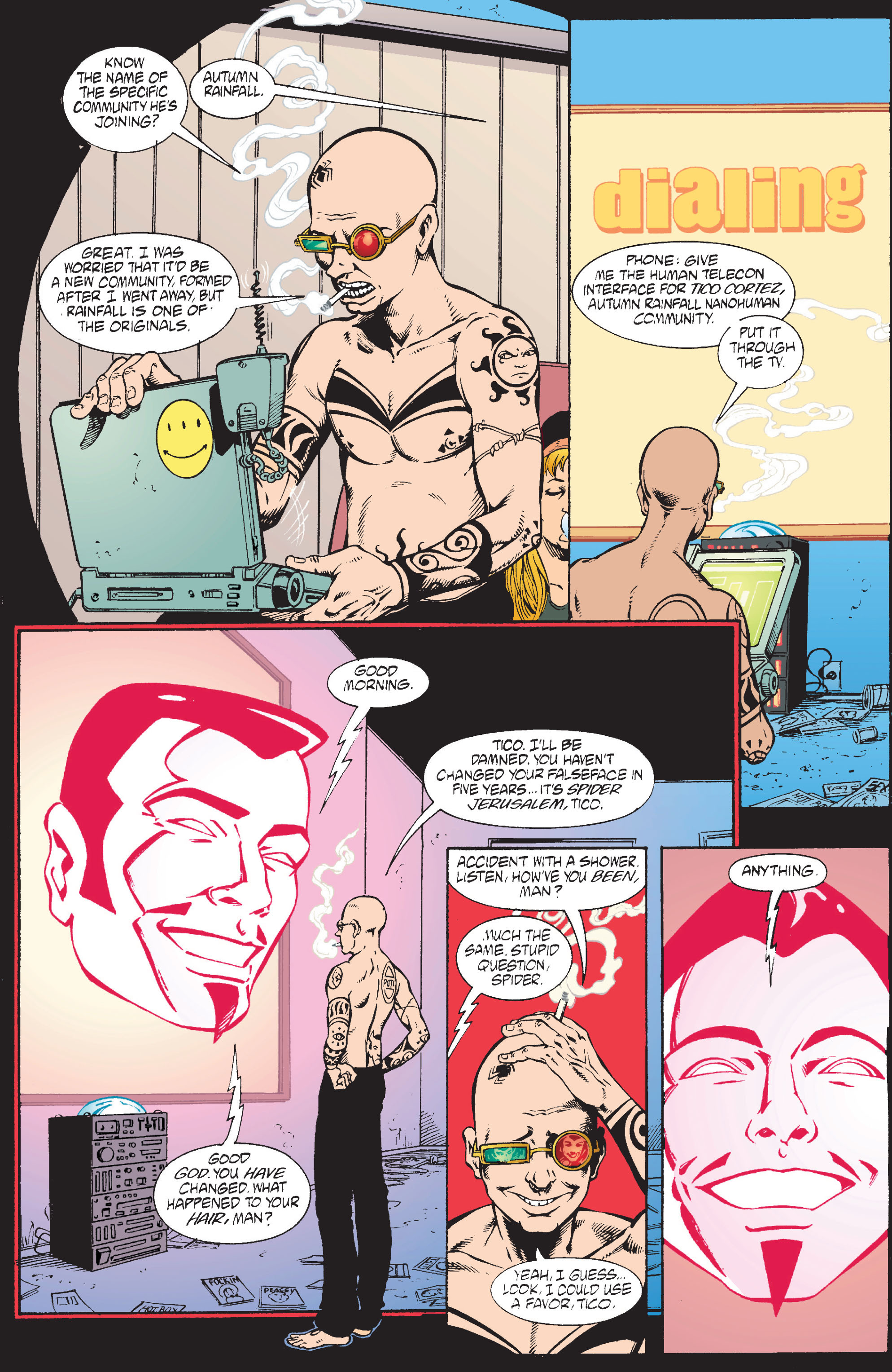 Read online Transmetropolitan comic -  Issue #7 - 8