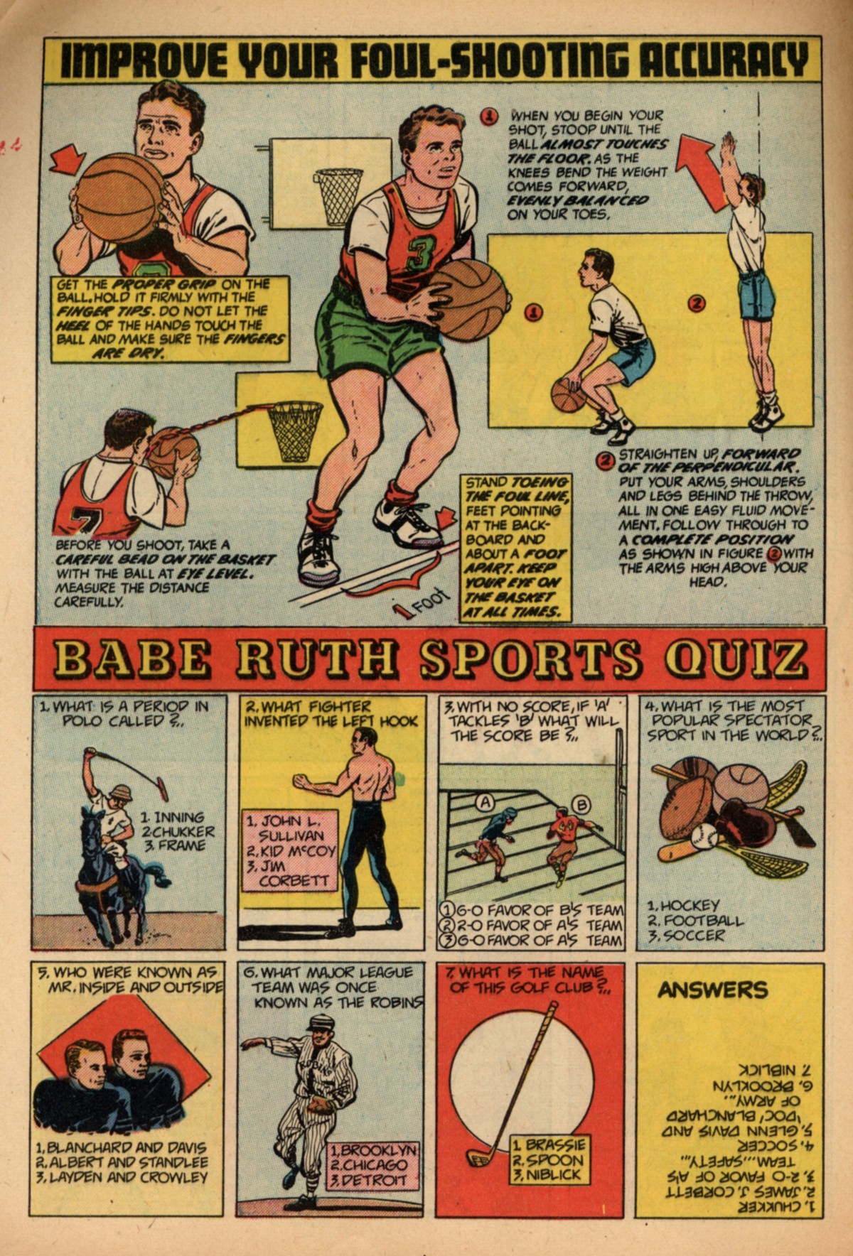 Read online Babe Ruth Sports Comics comic -  Issue #6 - 8