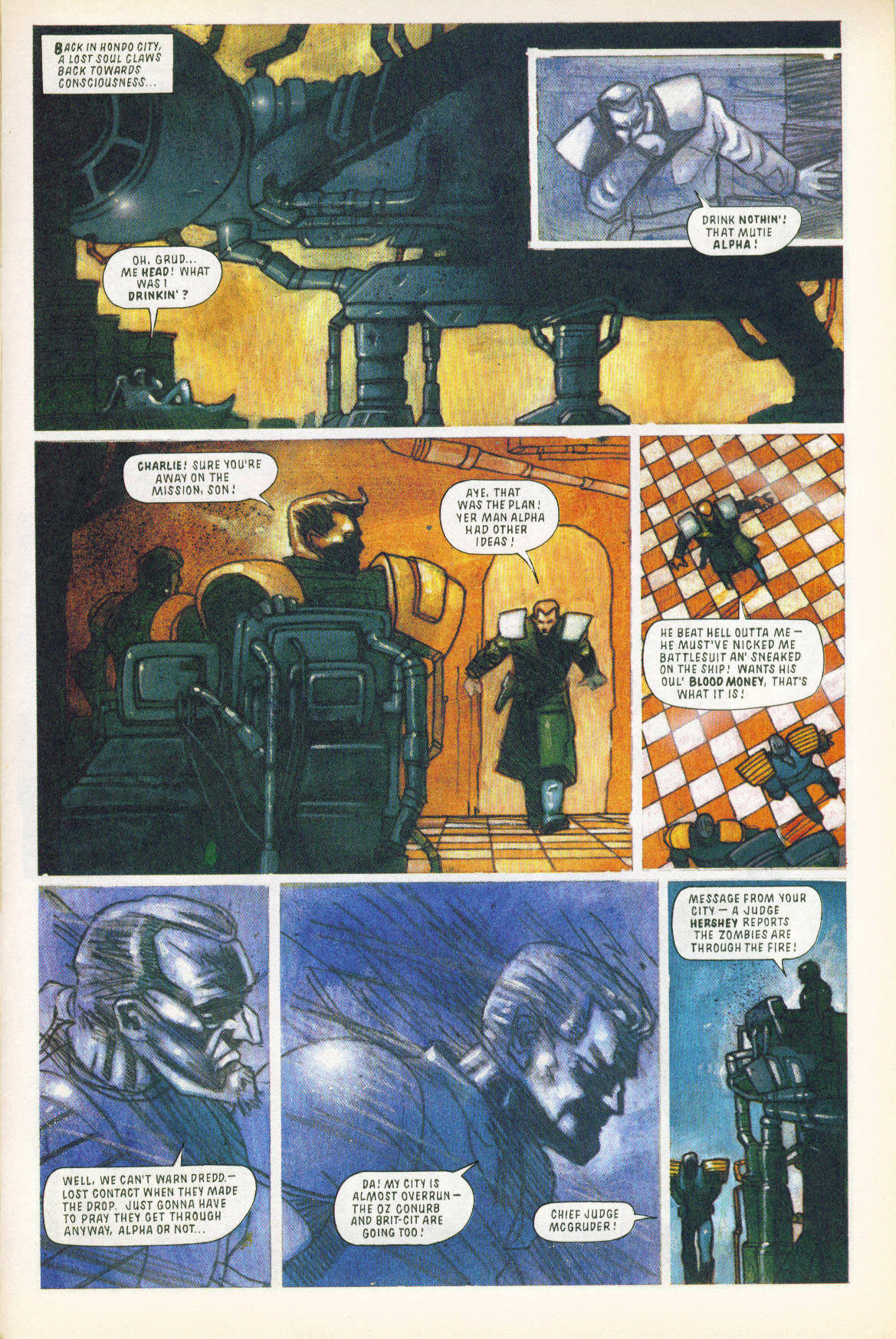Read online Judge Dredd: The Megazine (vol. 2) comic -  Issue #8 - 7