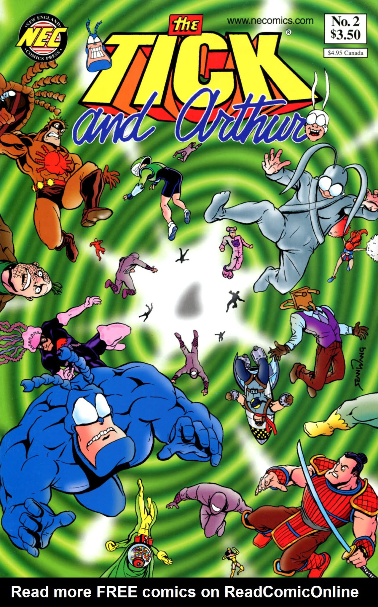 Read online The Tick and Arthur comic -  Issue #2 - 1