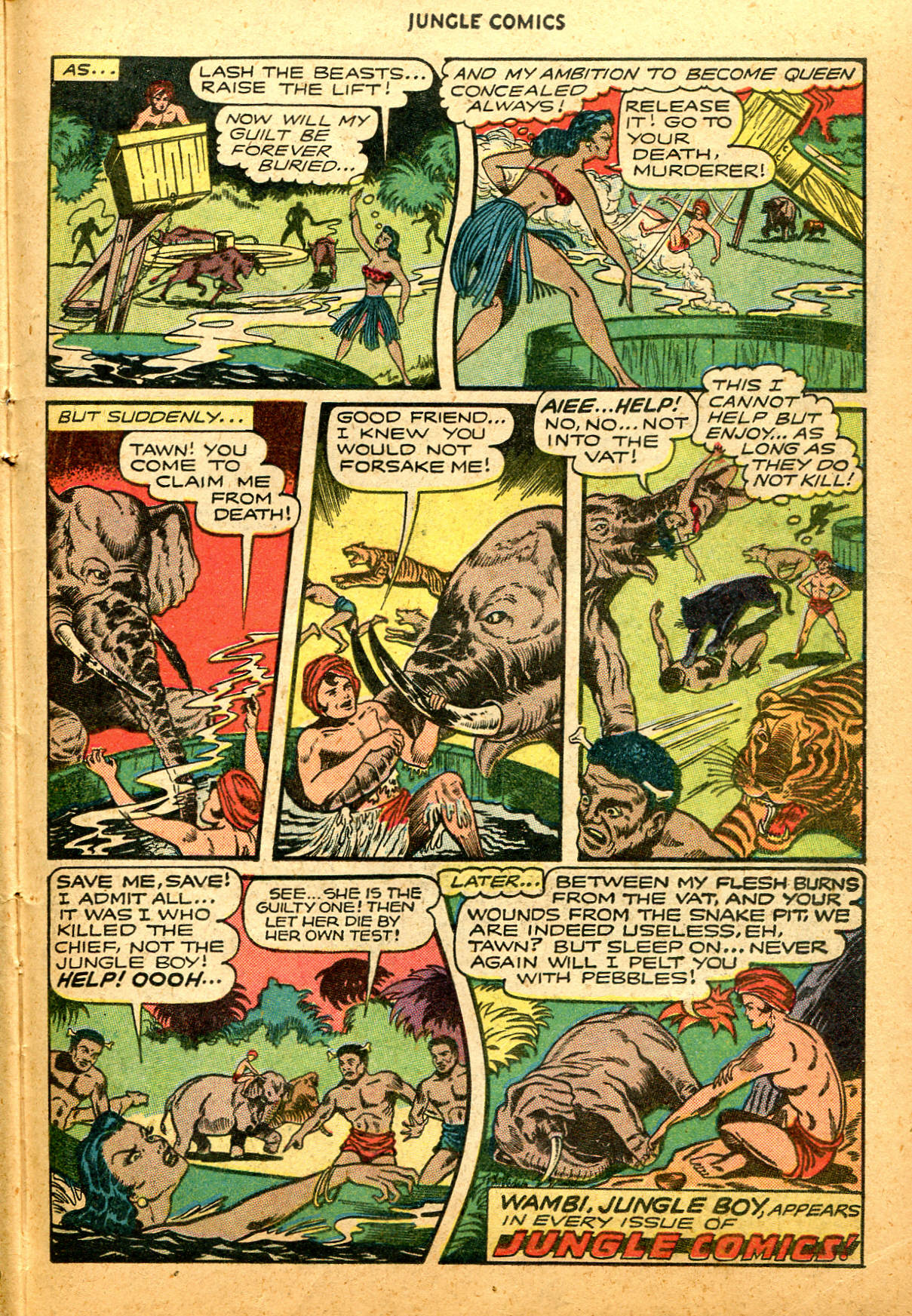 Read online Jungle Comics comic -  Issue #89 - 35