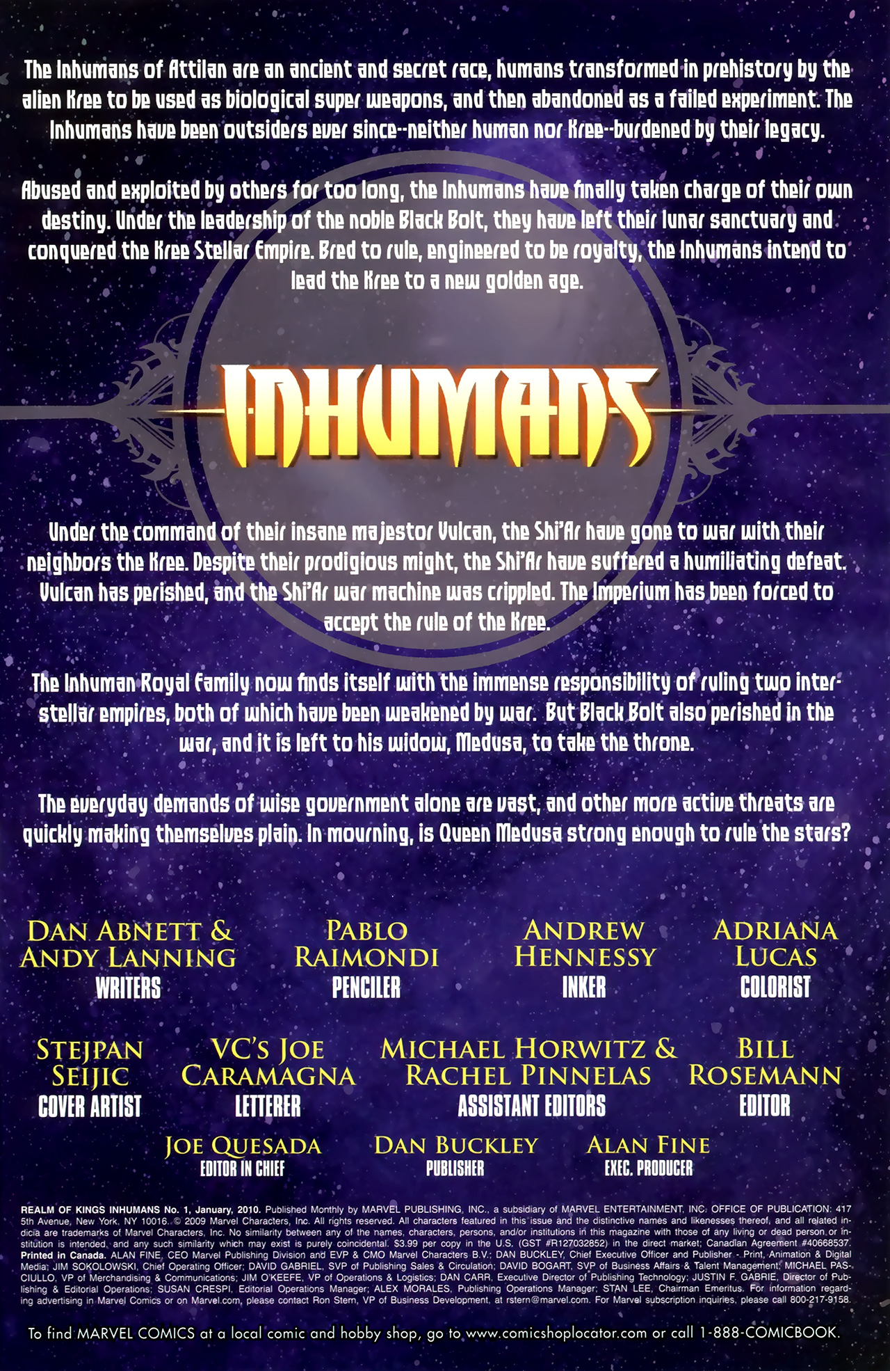 Read online Realm of Kings: Inhumans comic -  Issue #1 - 2