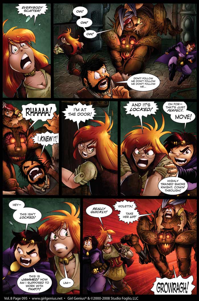 Read online Girl Genius (2002) comic -  Issue #8 - 95