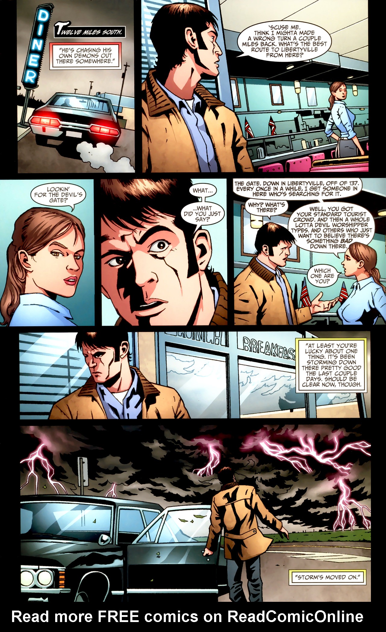 Read online Supernatural: Rising Son comic -  Issue #6 - 7