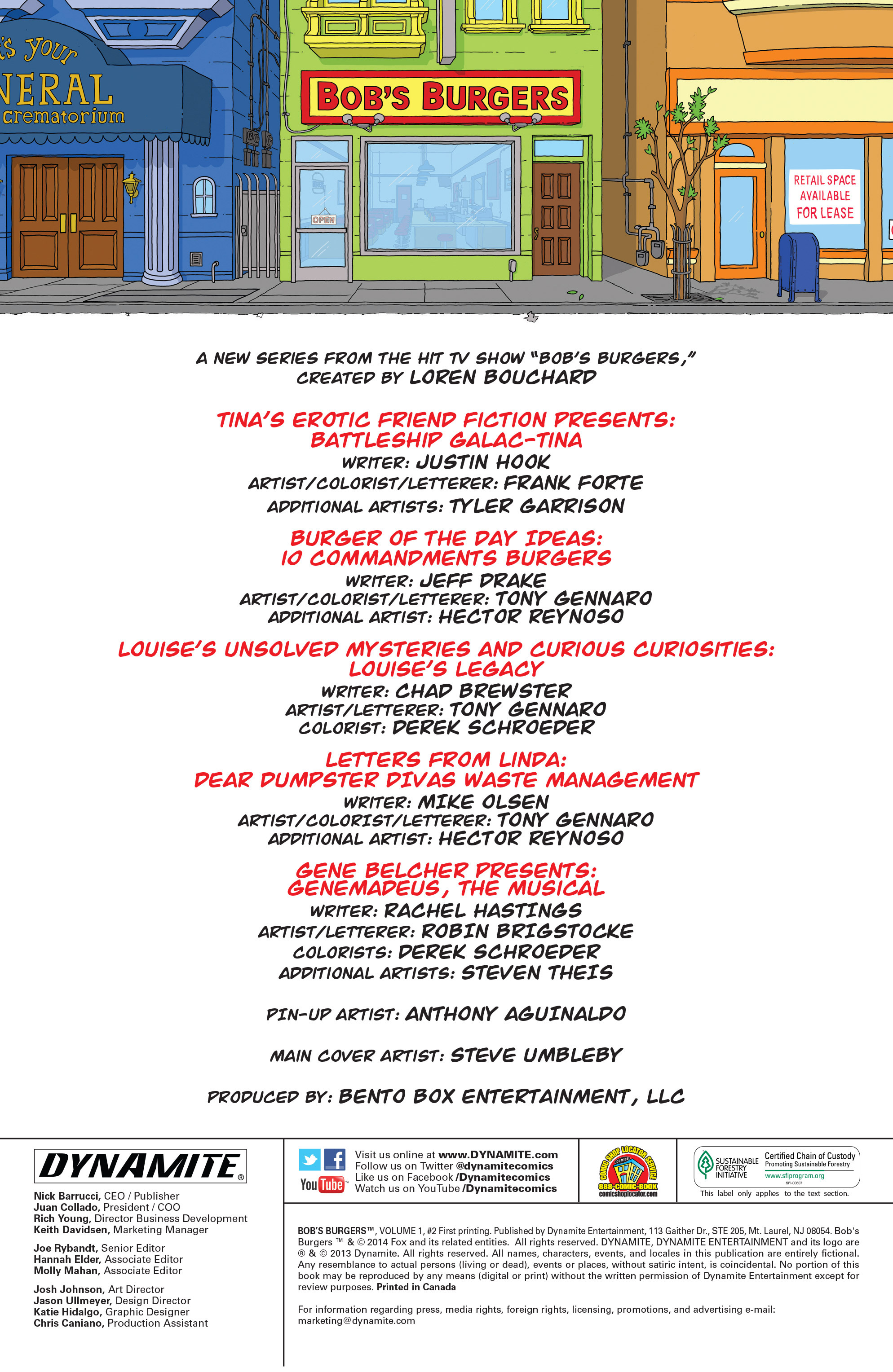 Read online Bob's Burgers (2014) comic -  Issue #2 - 2