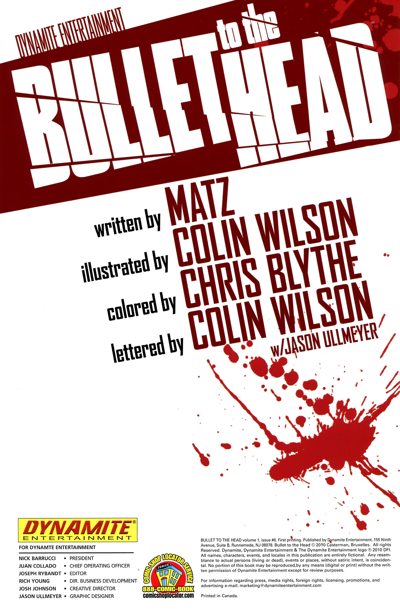 Read online Bullet to the Head comic -  Issue #6 - 2