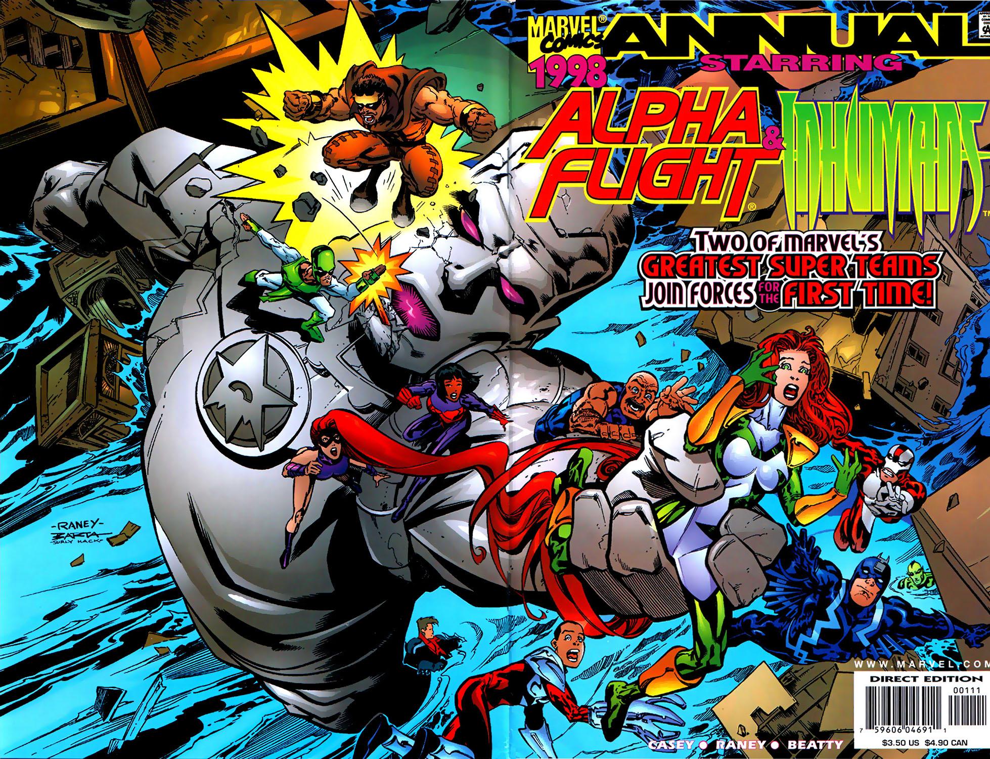 Read online Alpha Flight / Inhumans '98 comic -  Issue # Full - 1