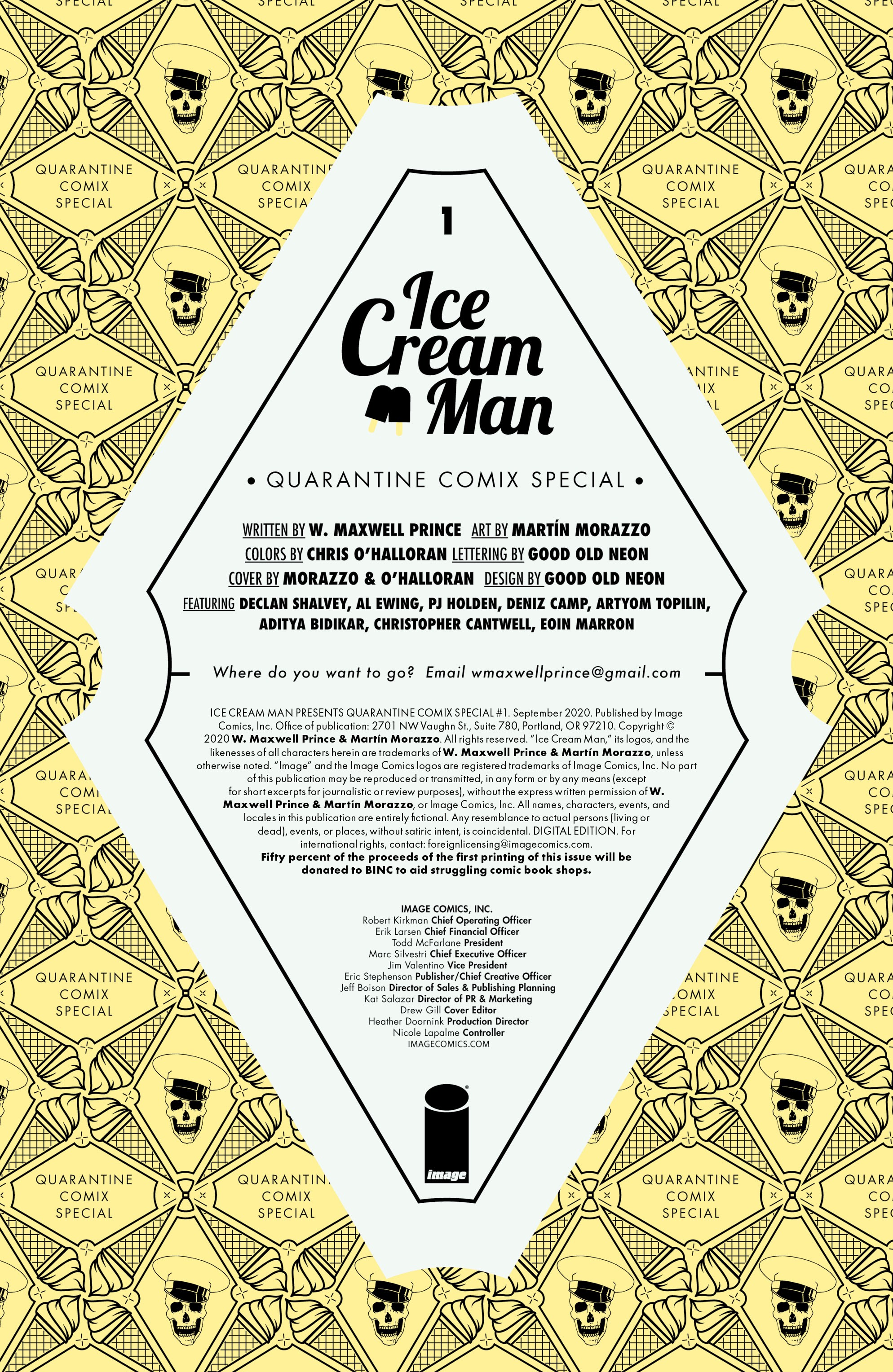 Read online Ice Cream Man Presents: Quarantine Comix Special comic -  Issue # Full - 2