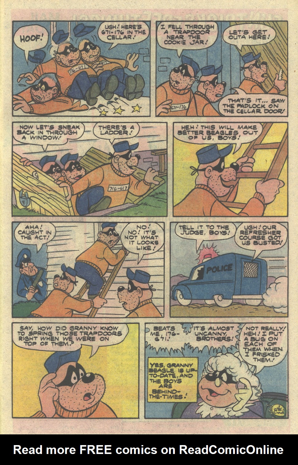 Read online Walt Disney THE BEAGLE BOYS comic -  Issue #35 - 33