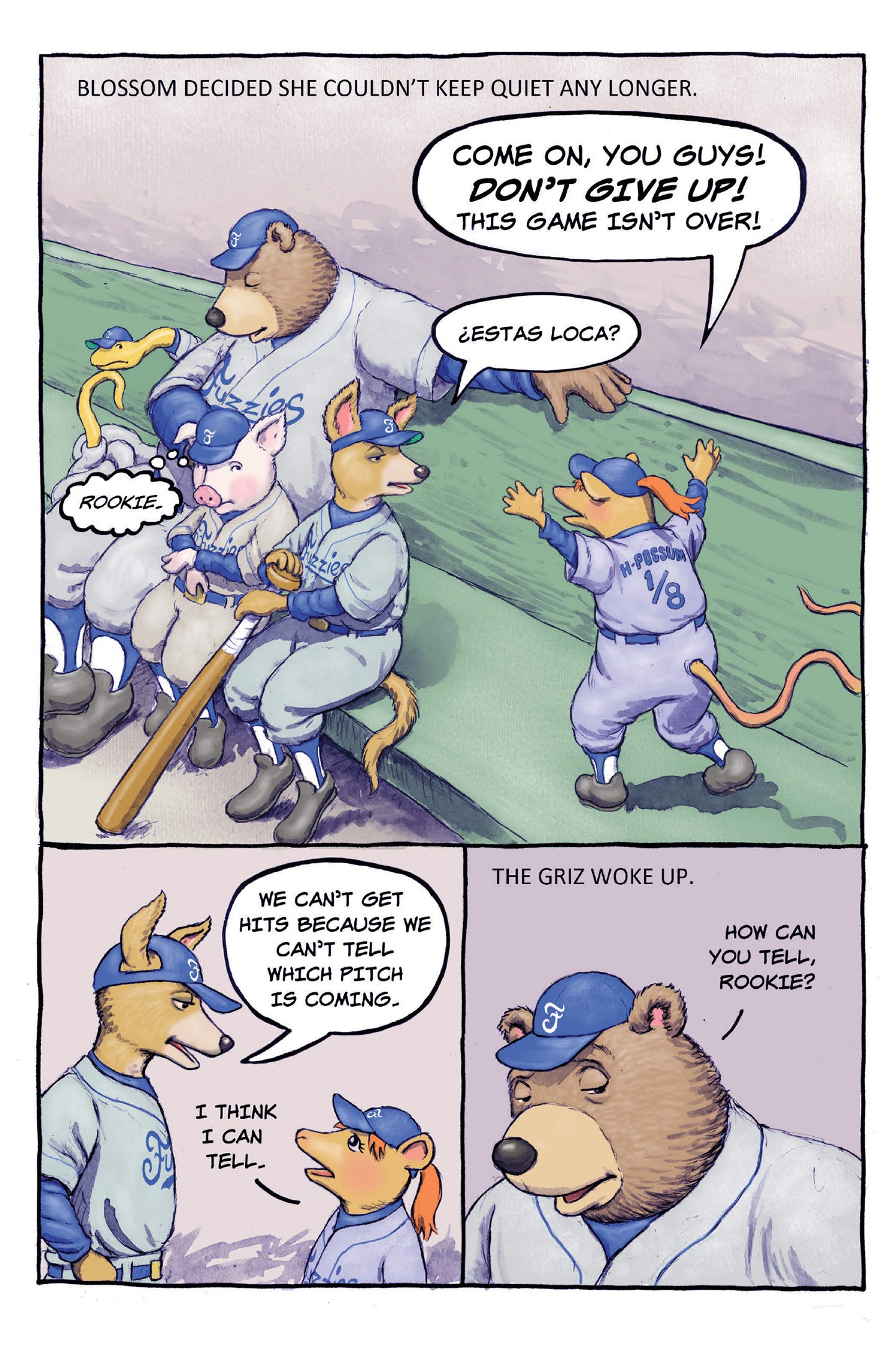 Read online Fuzzy Baseball comic -  Issue #1 - 22