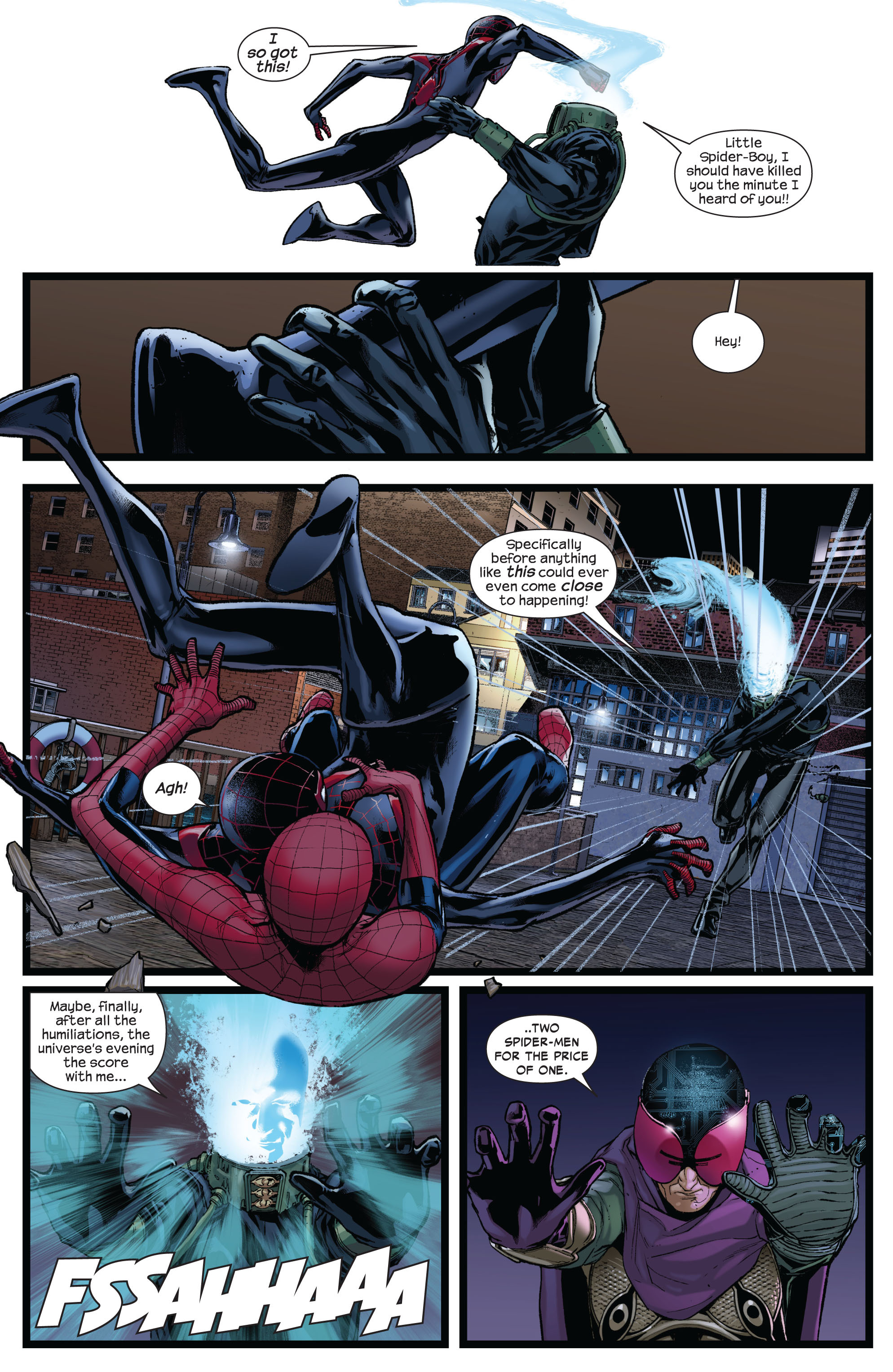 Read online Spider-Men comic -  Issue #3 - 4