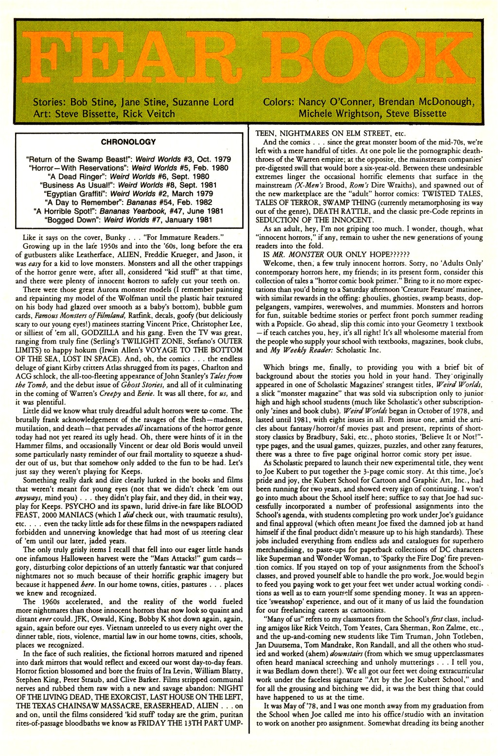 Read online Fearbook comic -  Issue # Full - 32