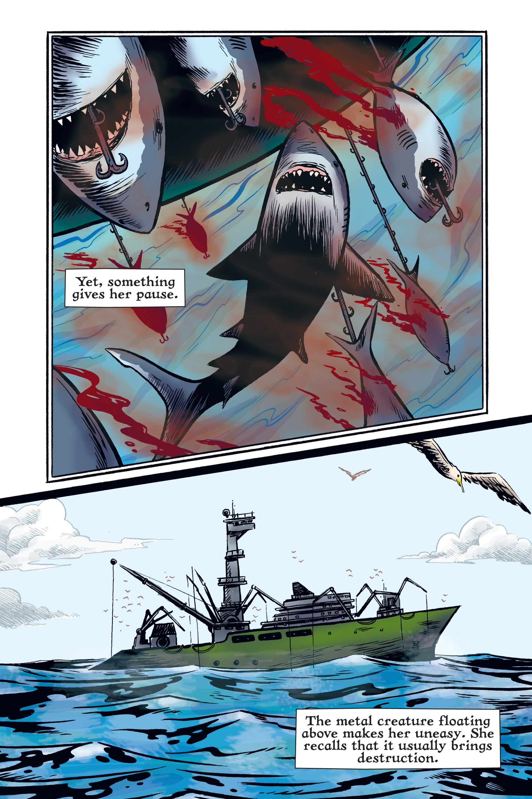 Read online Xoc: Journey of a Great White comic -  Issue # TPB - 127