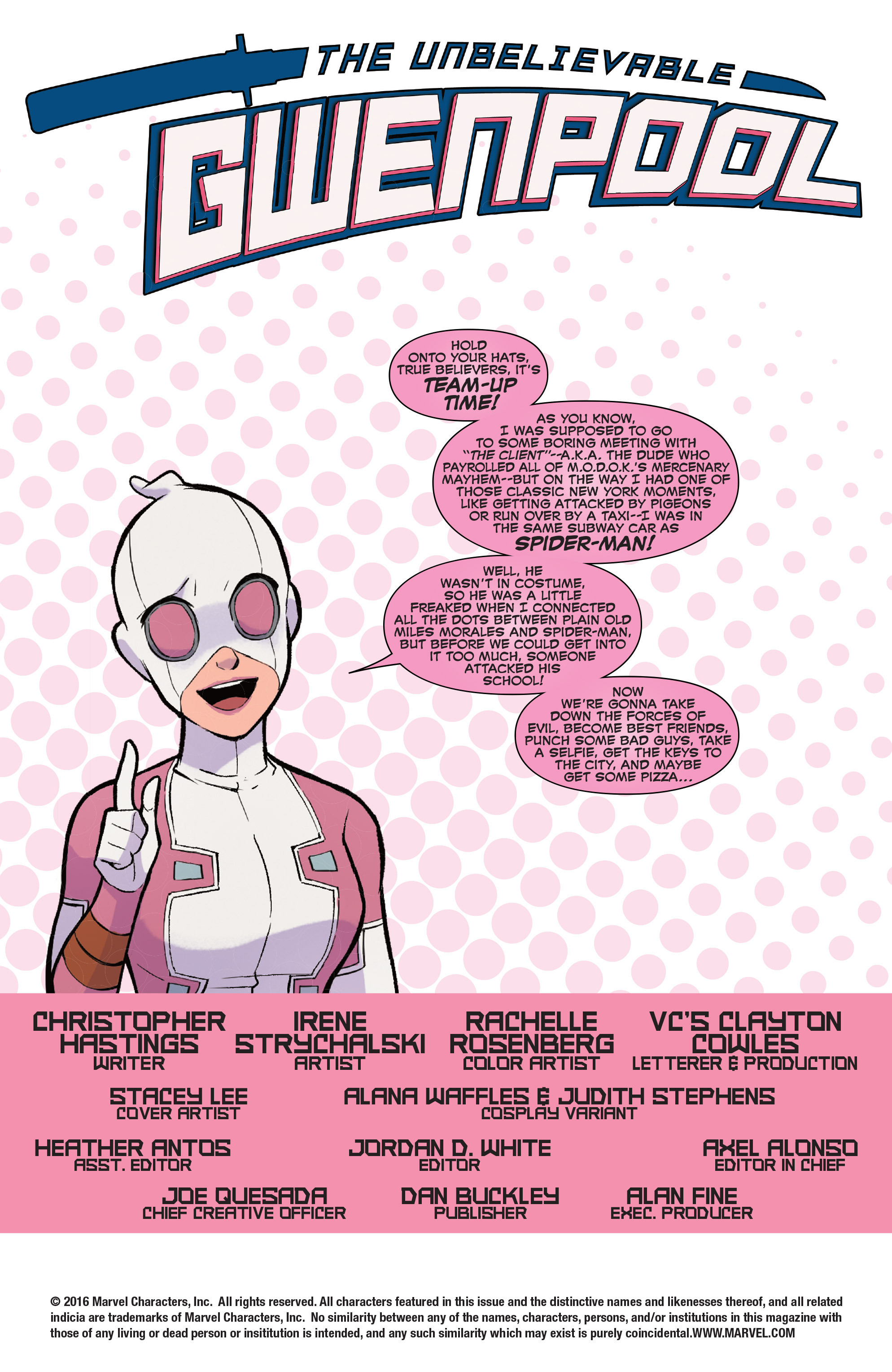 Read online The Unbelievable Gwenpool comic -  Issue #6 - 2