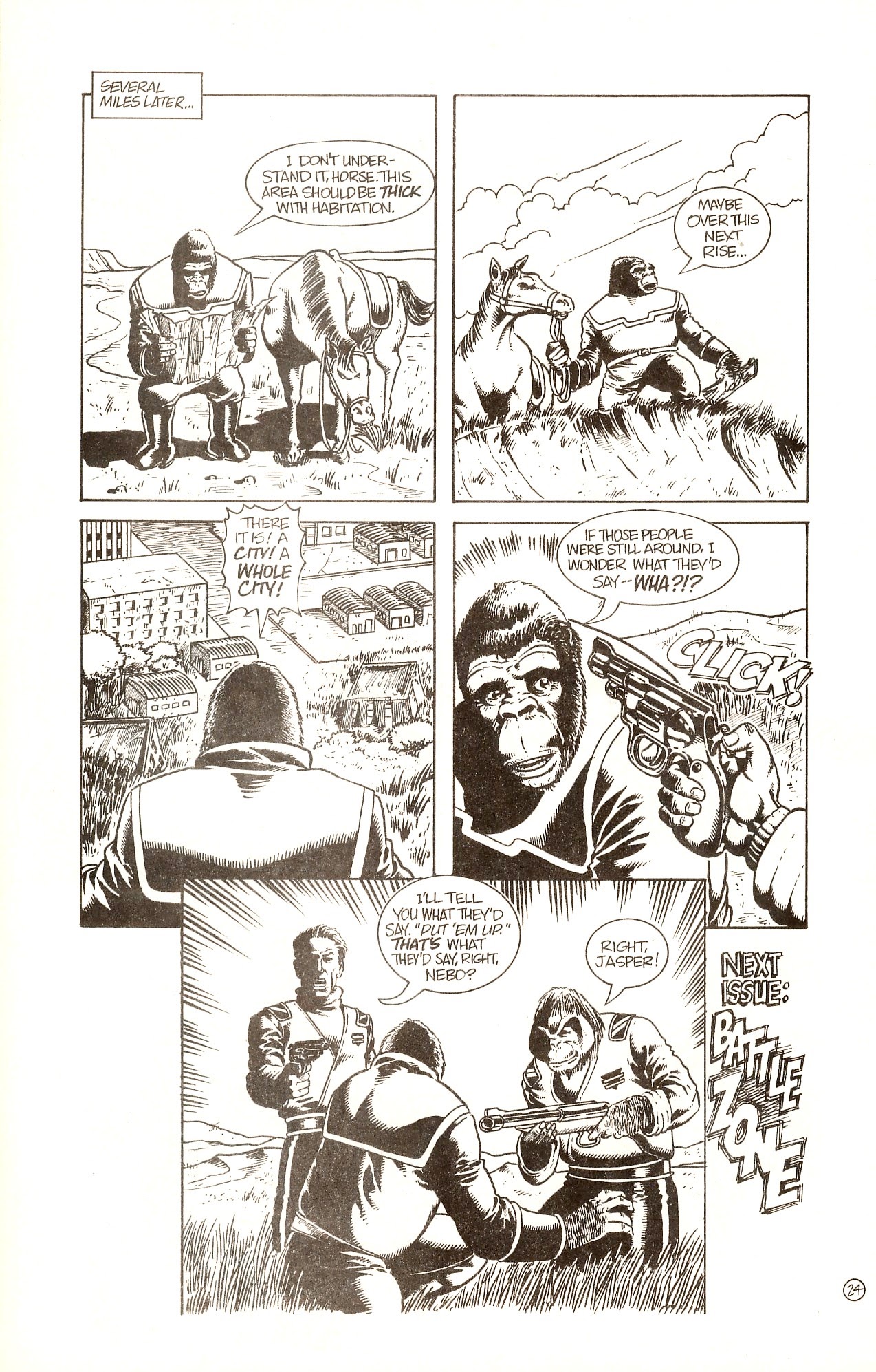 Read online Planet of the Apes: The Forbidden Zone comic -  Issue #2 - 30