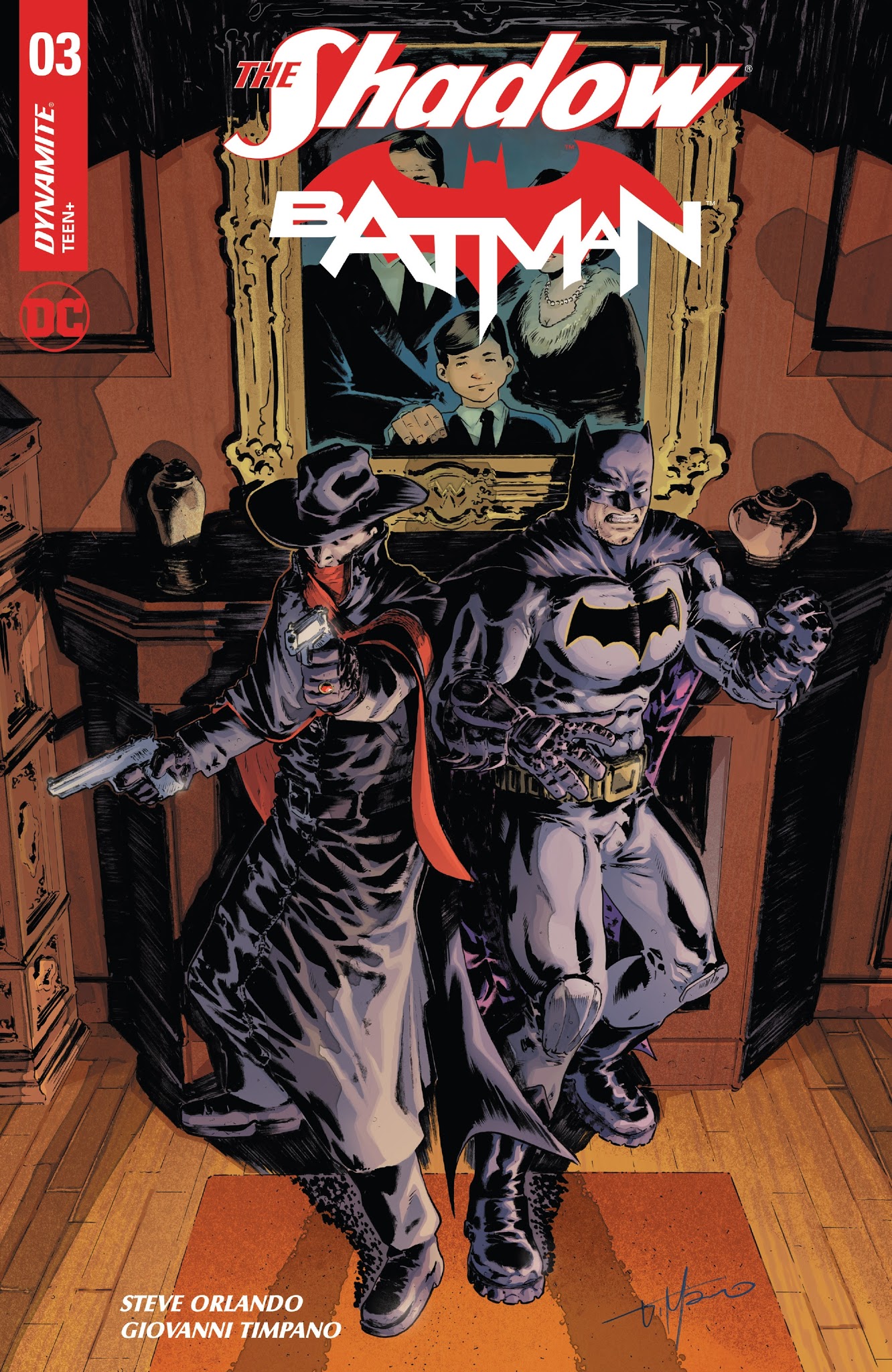 Read online The Shadow/Batman comic -  Issue #3 - 5