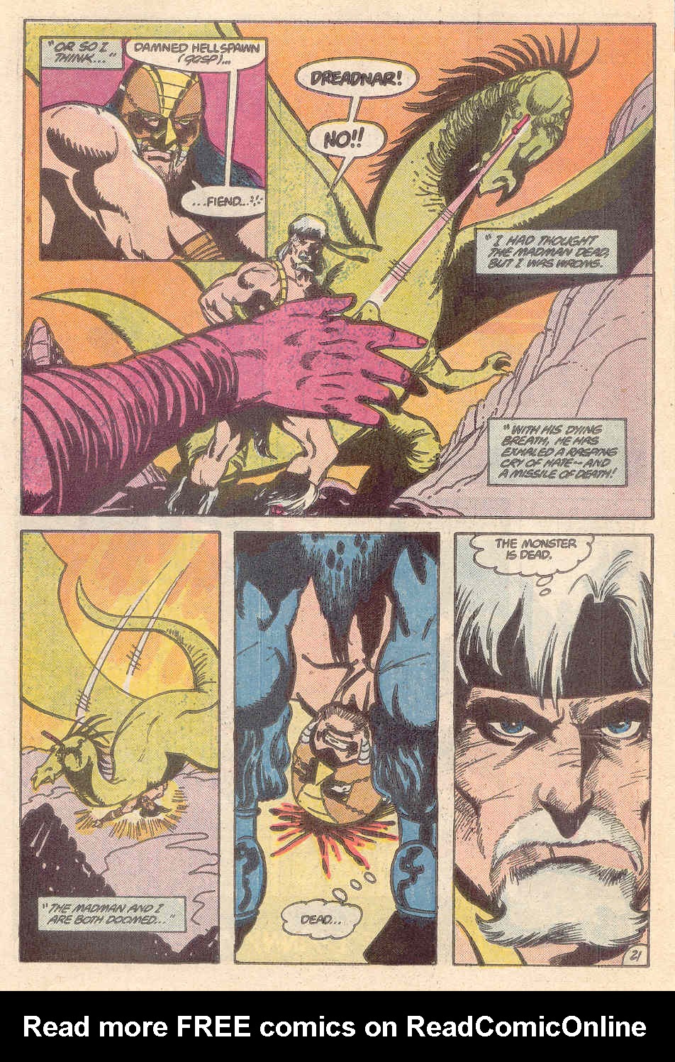 Read online Warlord (1976) comic -  Issue #128 - 21