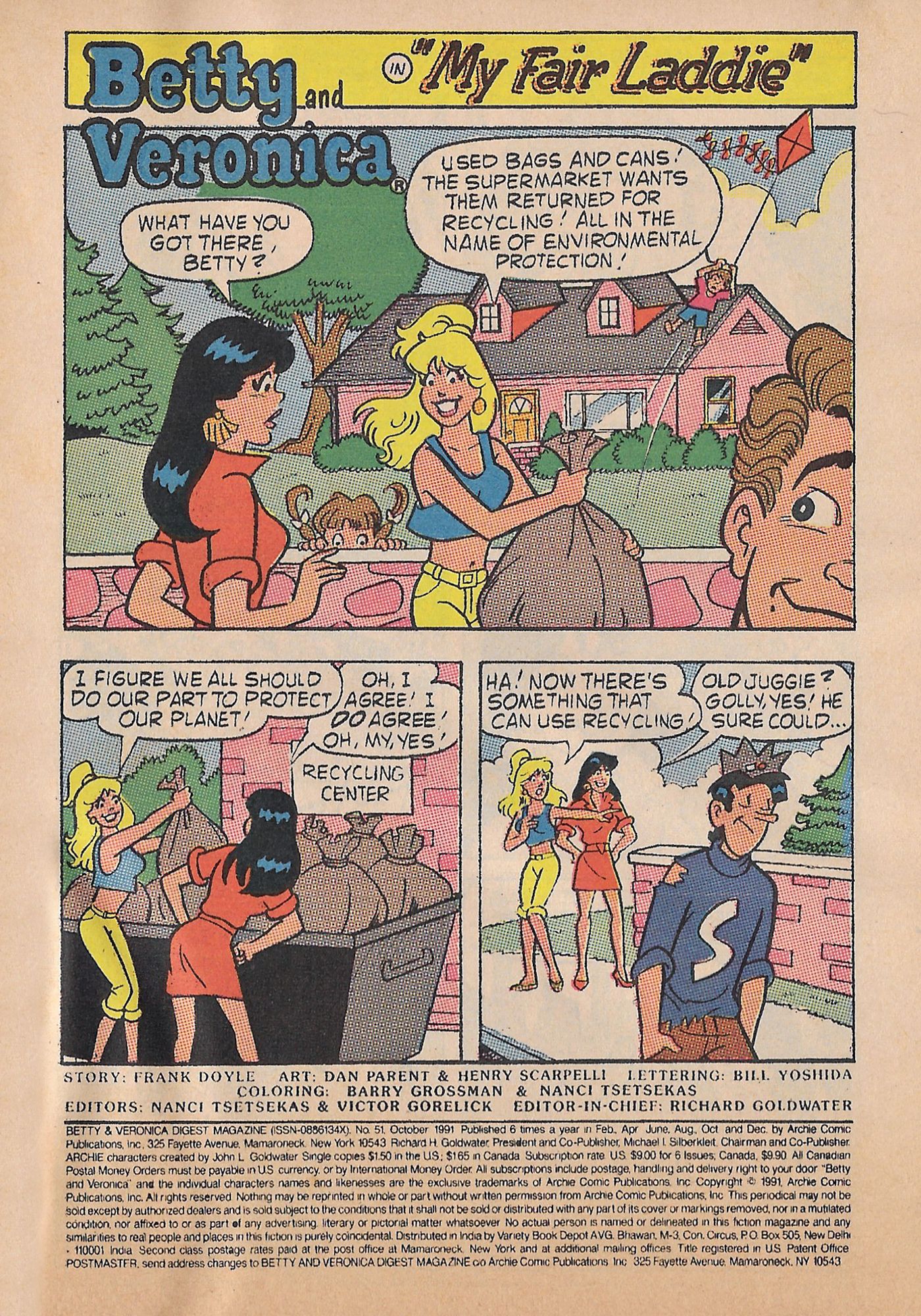 Read online Betty and Veronica Digest Magazine comic -  Issue #51 - 3