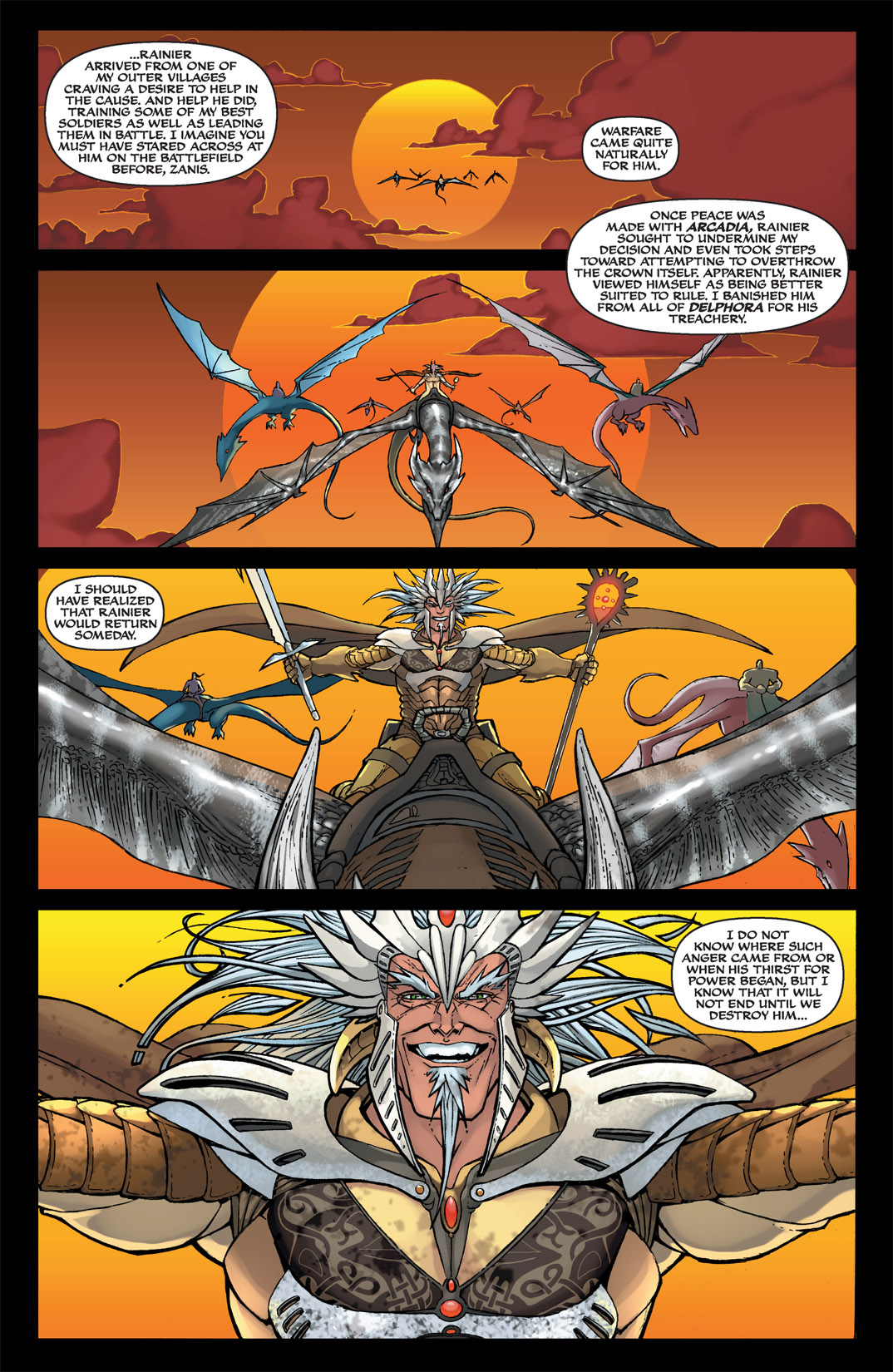 Read online Michael Turner's Soulfire: Dying Of The Light comic -  Issue #4 - 11