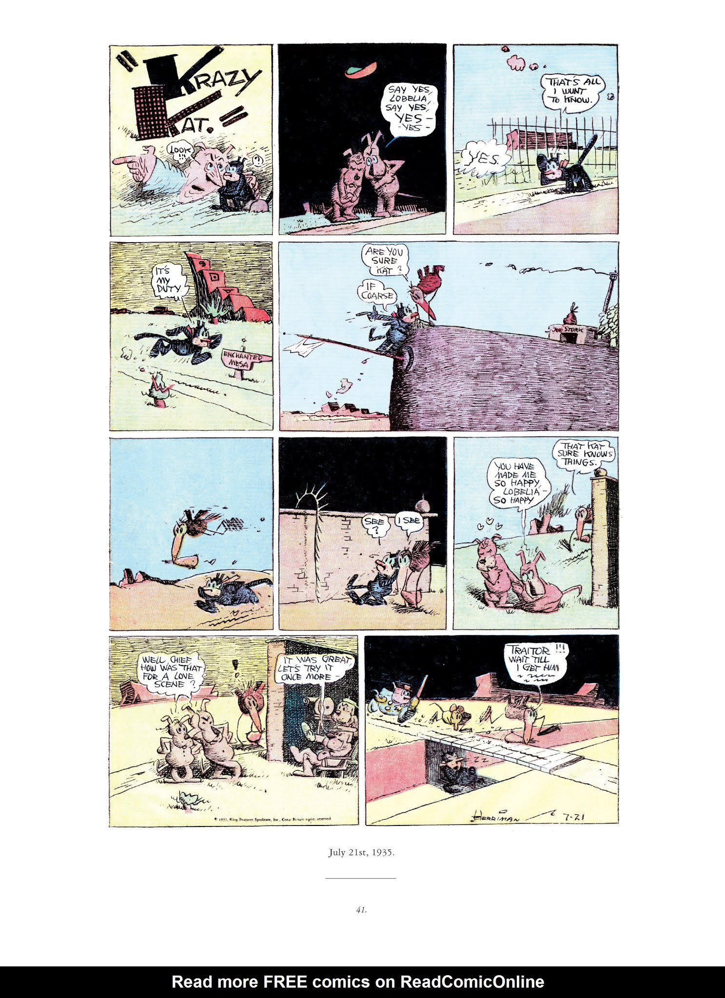 Read online Krazy & Ignatz comic -  Issue # TPB 9 - 39