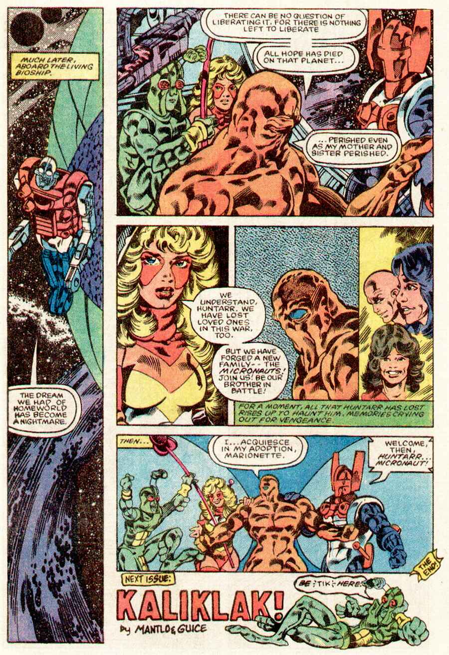 Read online Micronauts (1979) comic -  Issue #55 - 31