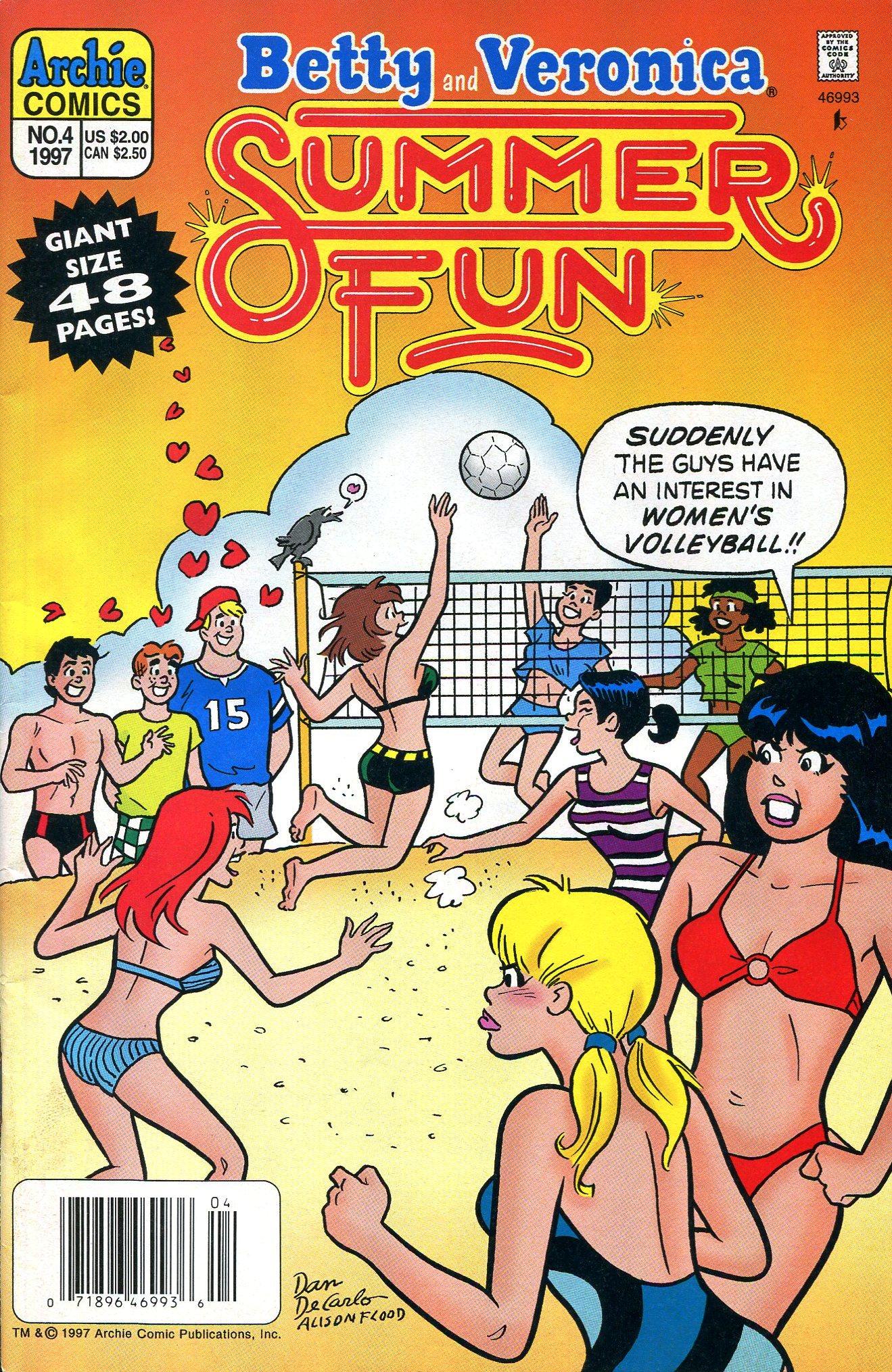 Read online Betty And Veronica: Summer Fun (1994) comic -  Issue #4 - 1