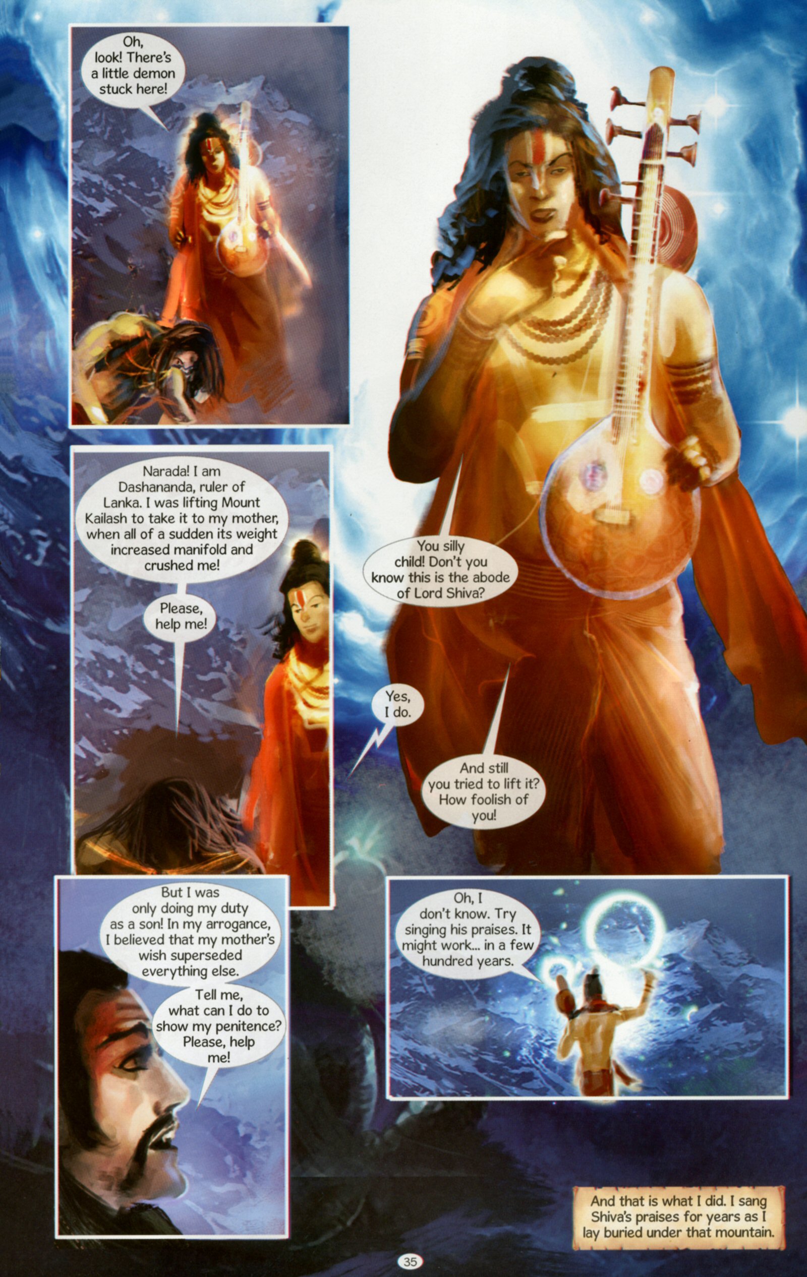 Read online Ravana: Roar of the Demon King comic -  Issue # Full - 39
