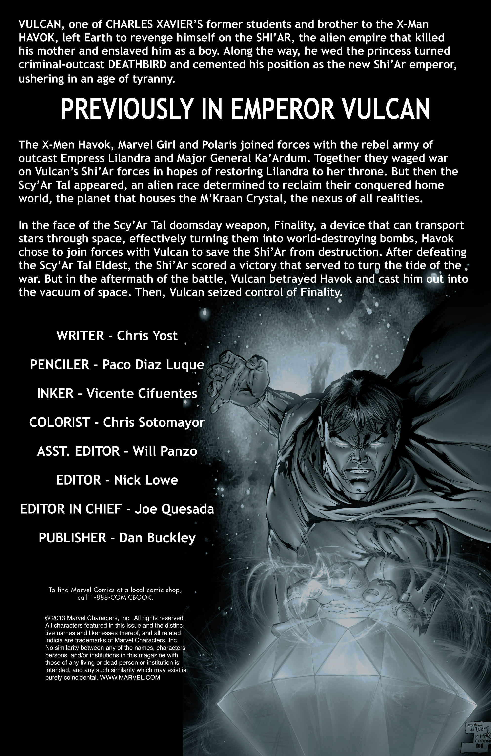 Read online X-Men: Emperor Vulcan comic -  Issue #5 - 2