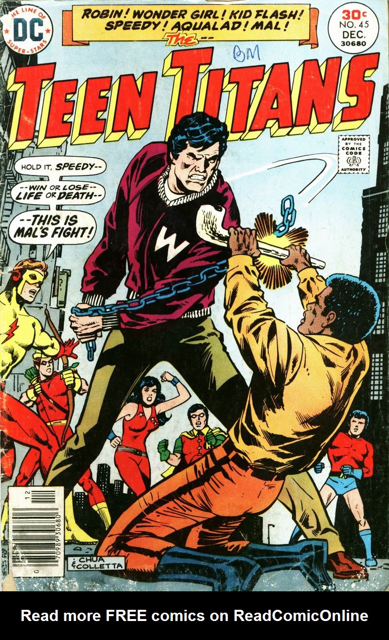 Read online Teen Titans (1966) comic -  Issue #45 - 1
