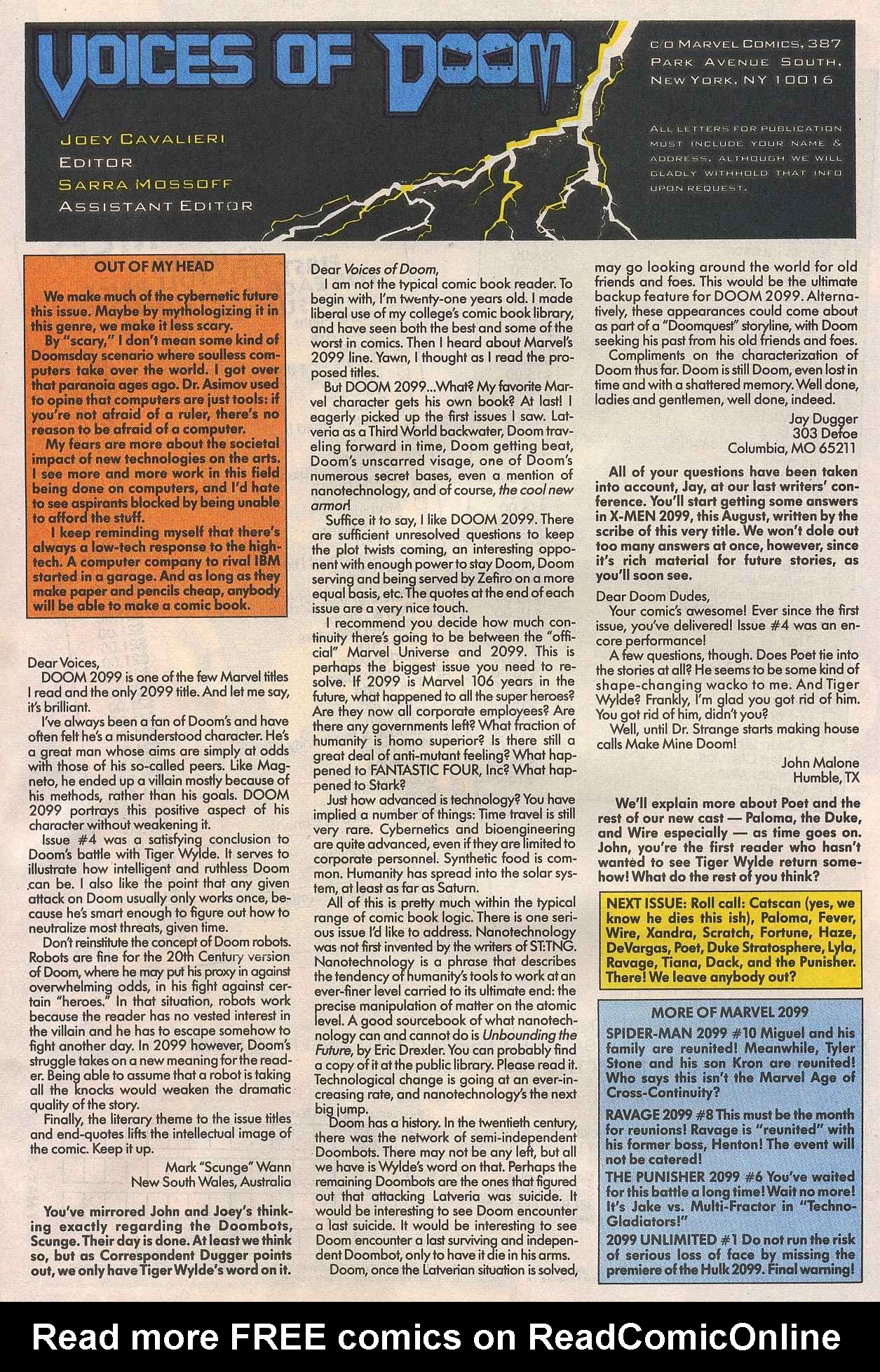 Read online Doom 2099 comic -  Issue #7 - 25