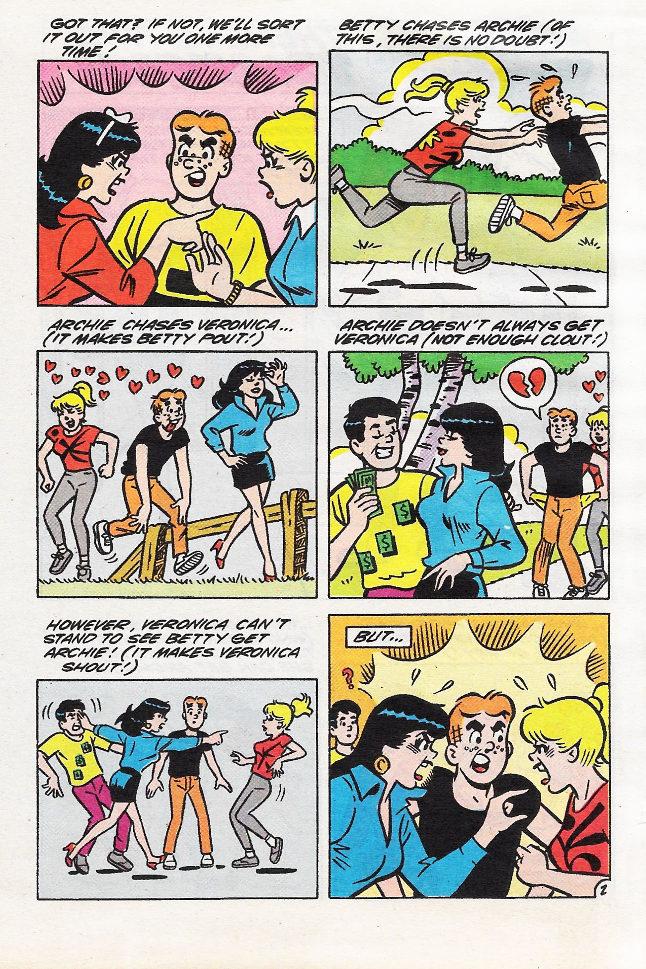Read online Betty and Veronica Digest Magazine comic -  Issue #58 - 56