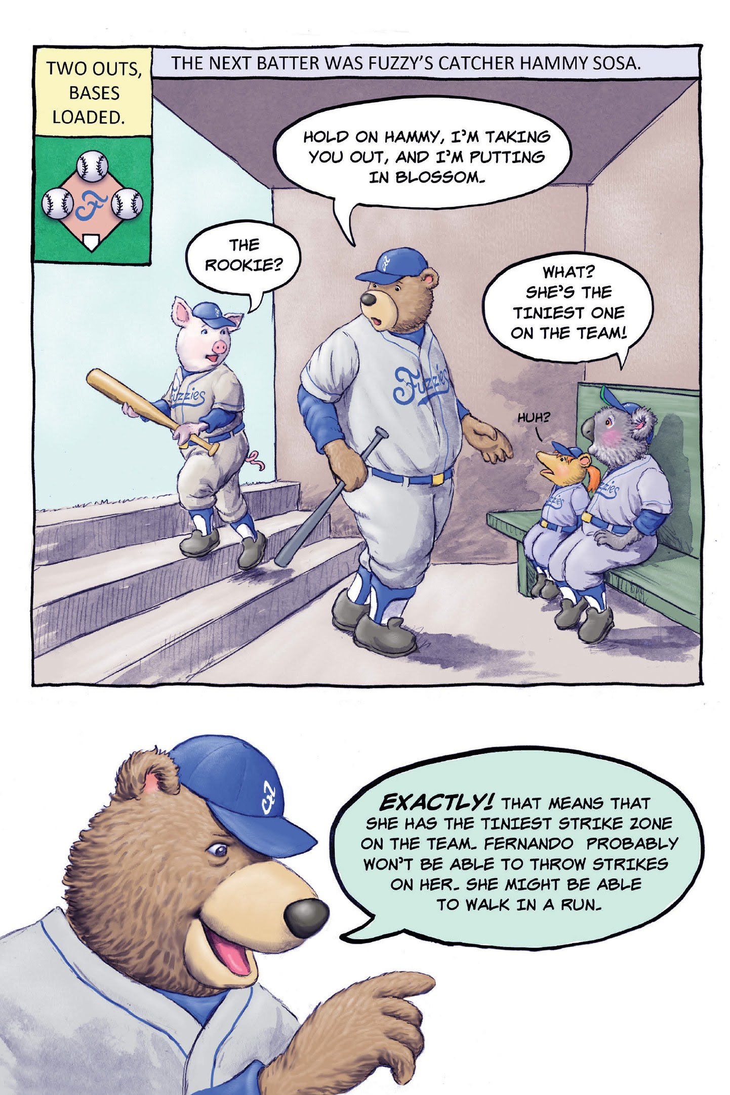 Read online Fuzzy Baseball comic -  Issue #1 - 42