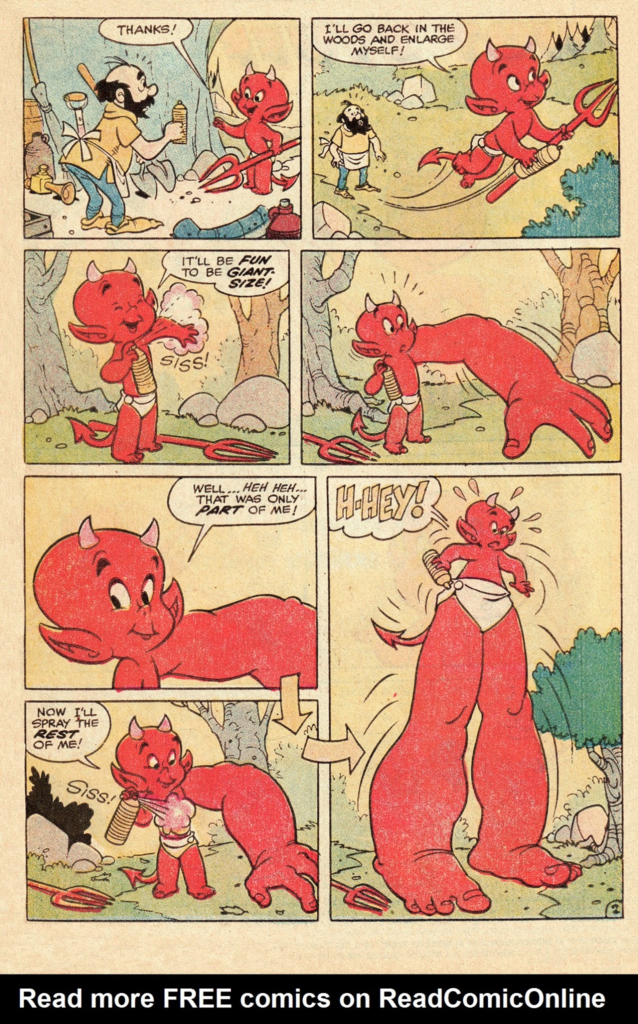 Read online Hot Stuff, the Little Devil comic -  Issue #164 - 6