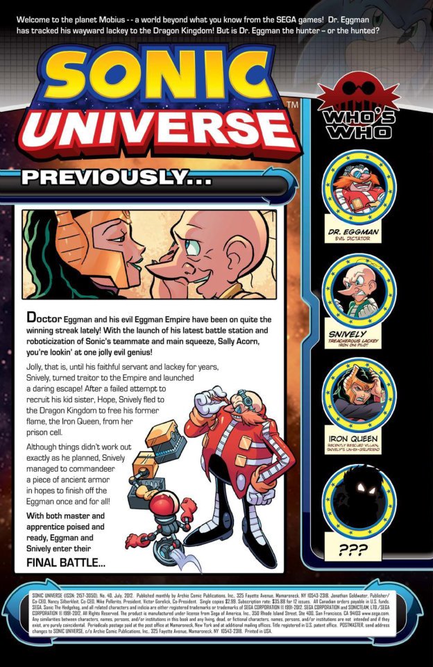 Read online Sonic Universe comic -  Issue #40 - 2